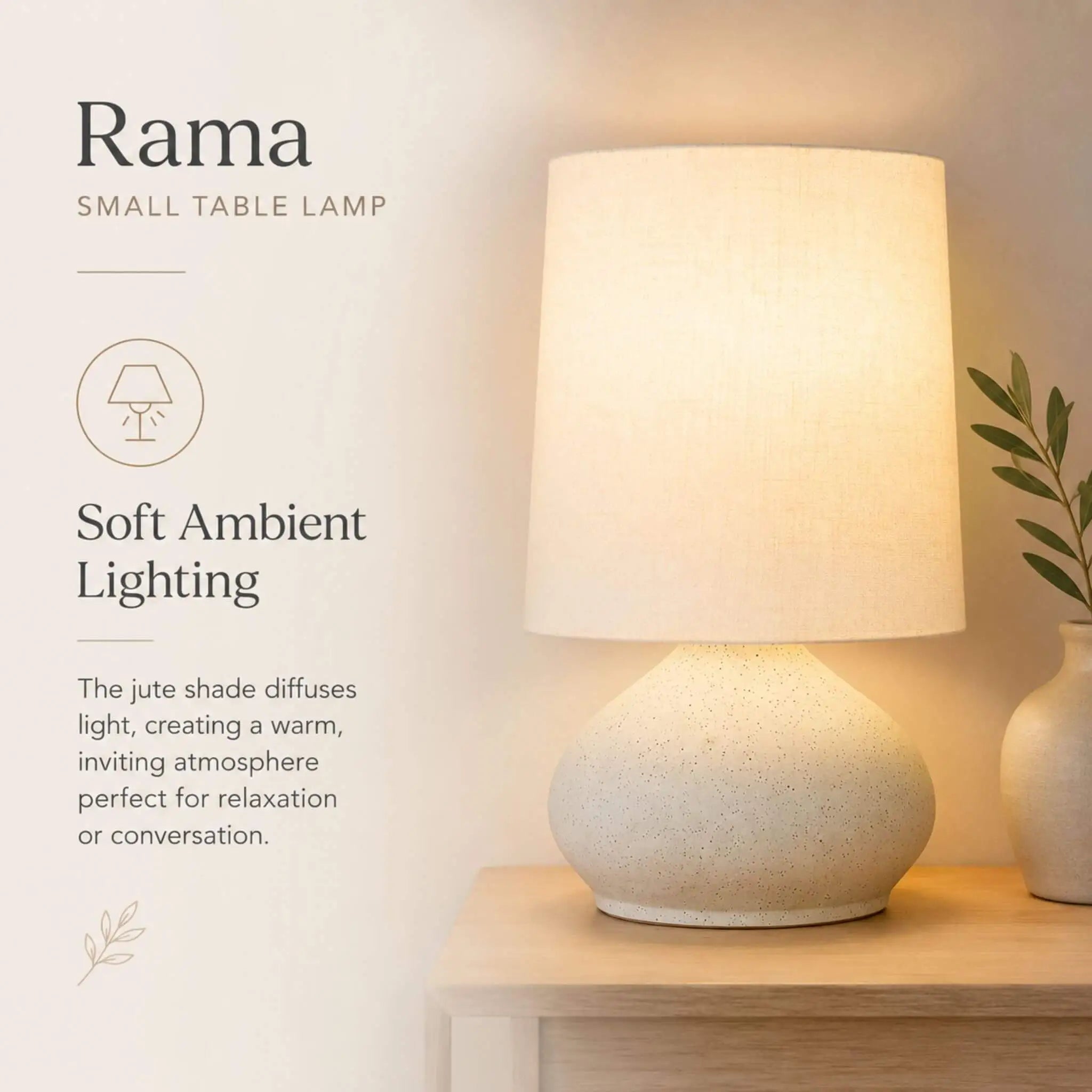 The Quiet Glow Ceramic Lamp