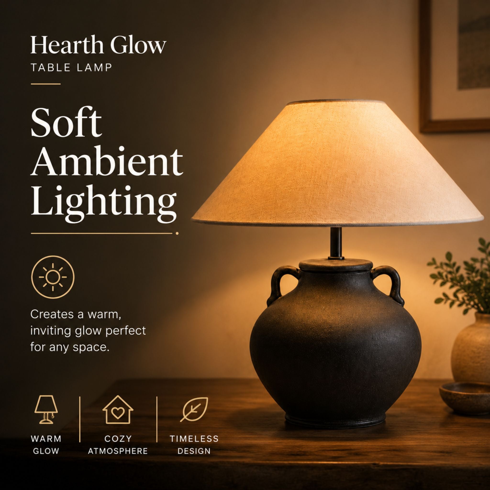 The Hearth Glow Table Lamp