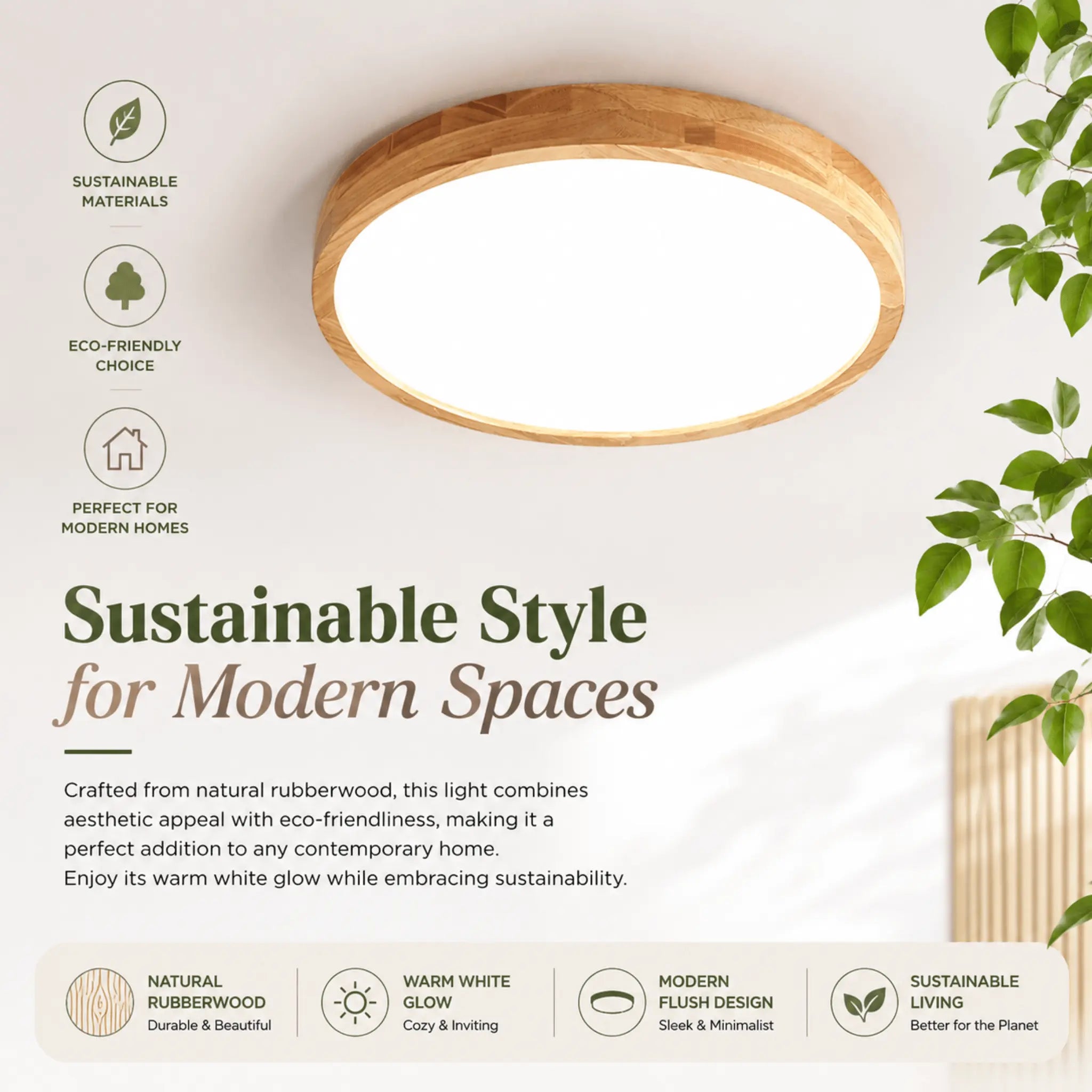 The Warm Geometry Ceiling Light