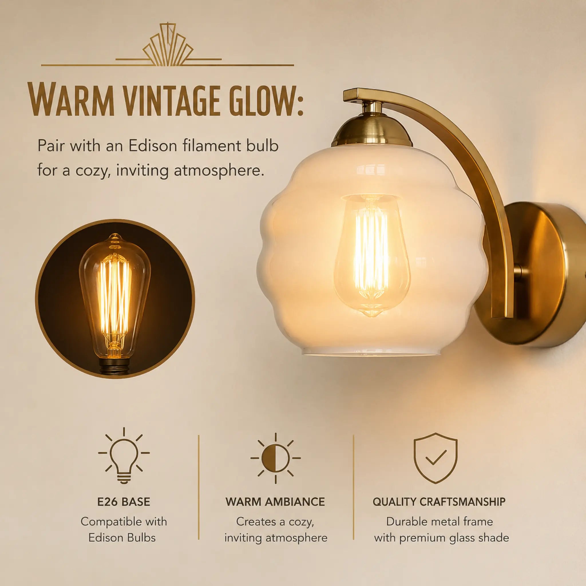 The Vintage Glow Wall Lamp