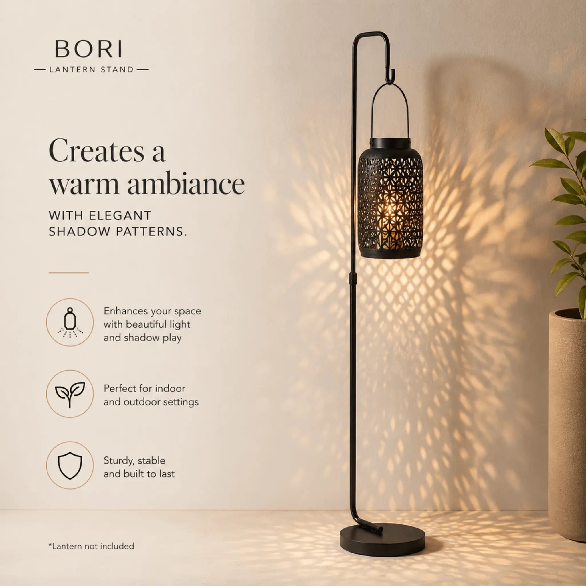 The Styled Garden Lantern Stand
