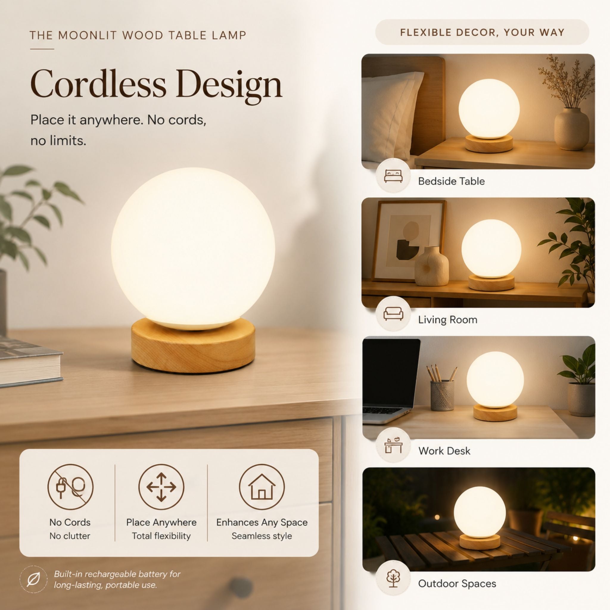 The Moonlit Wood Table Lamp