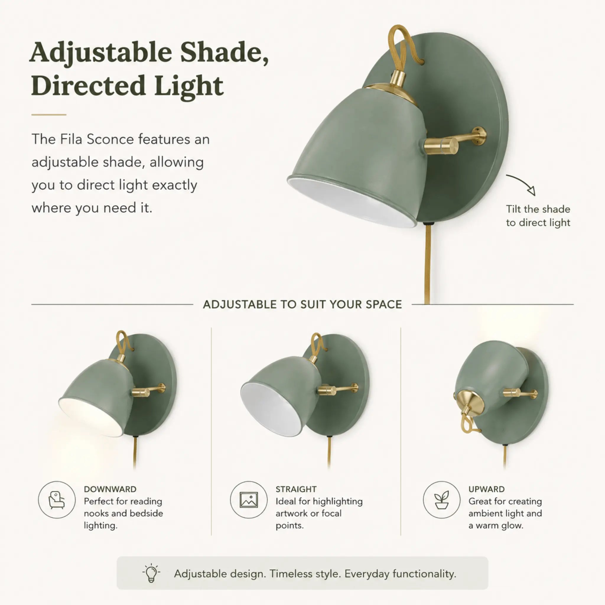 The Sage Accent Sconce