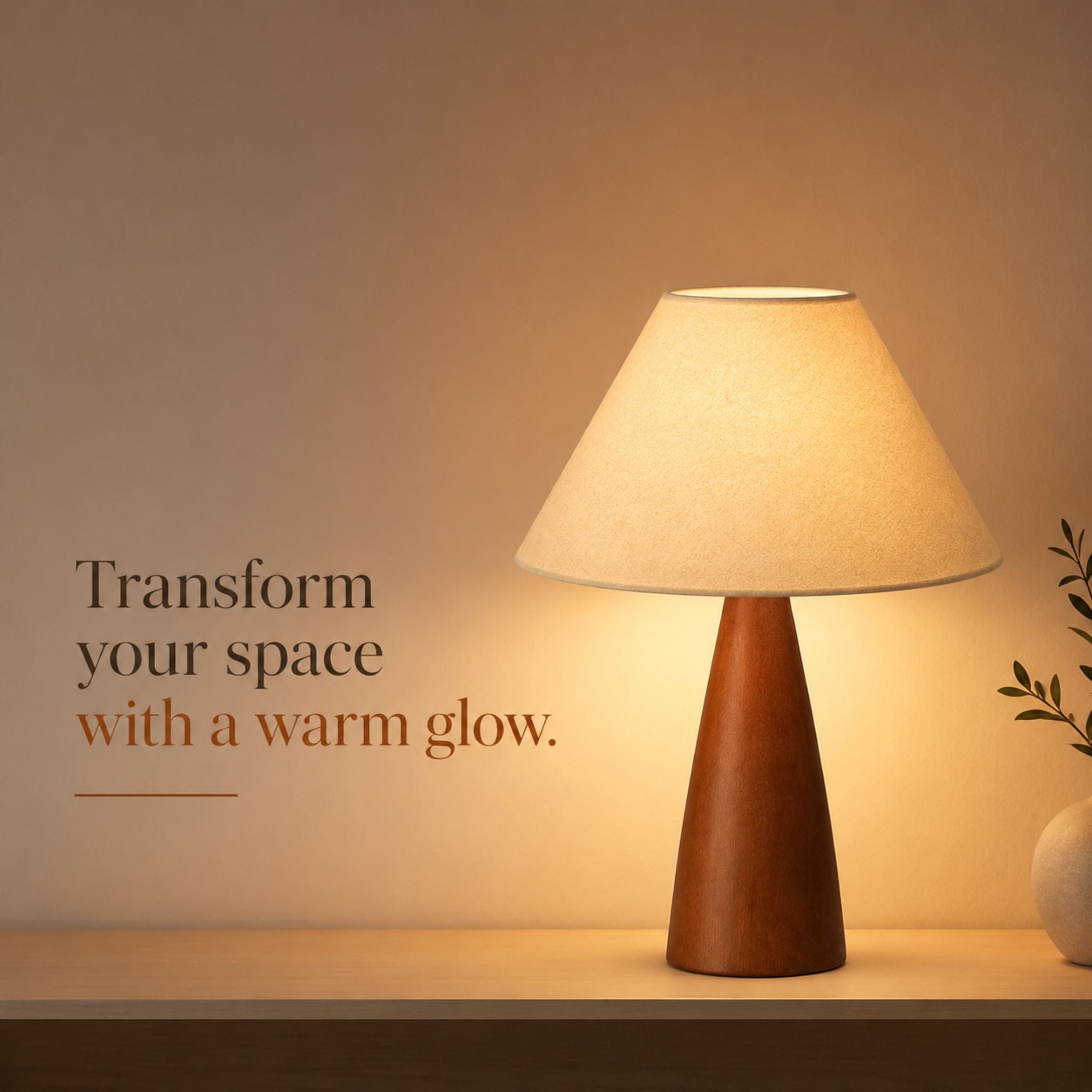 The Timber Glow Table Lamp