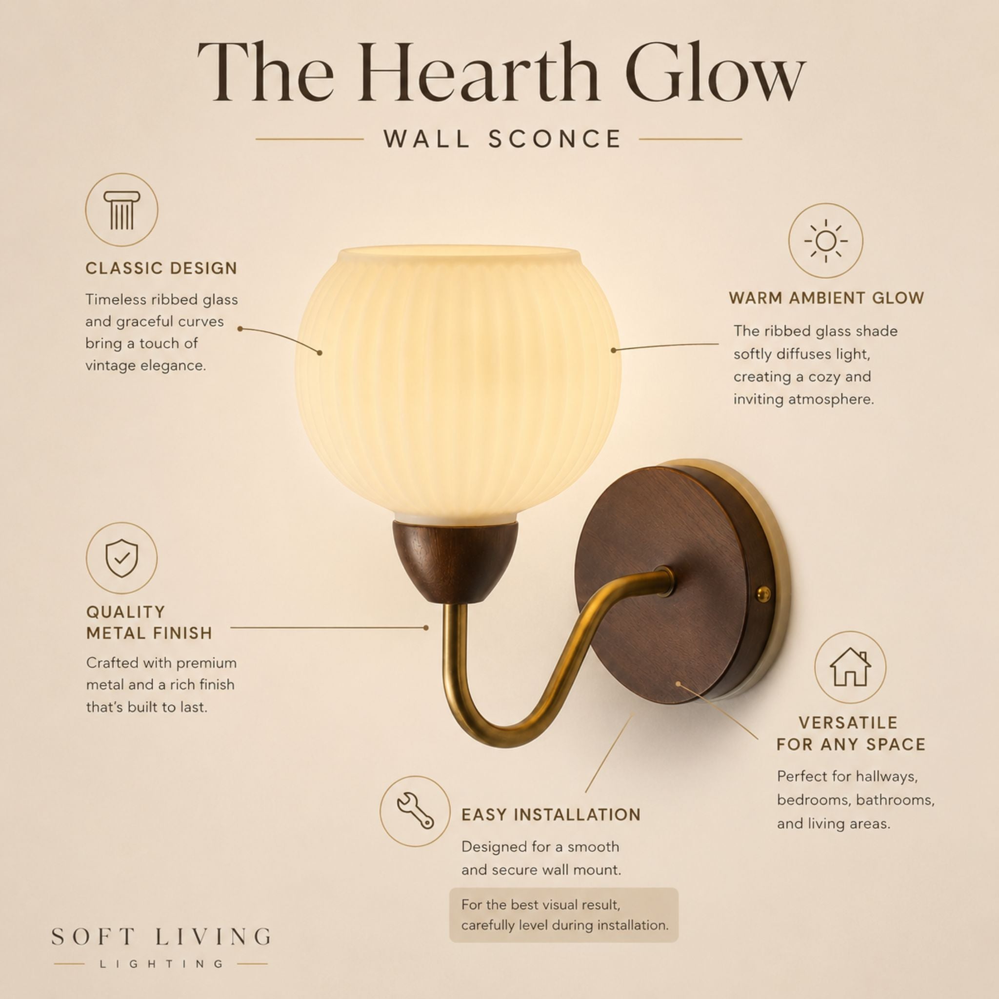 The Hearth Glow Wall Sconce