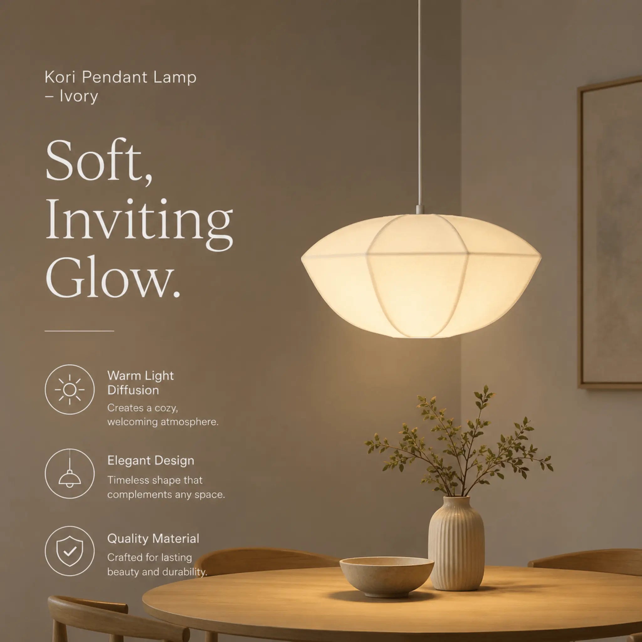 The Soft Glow Pendant Lamp