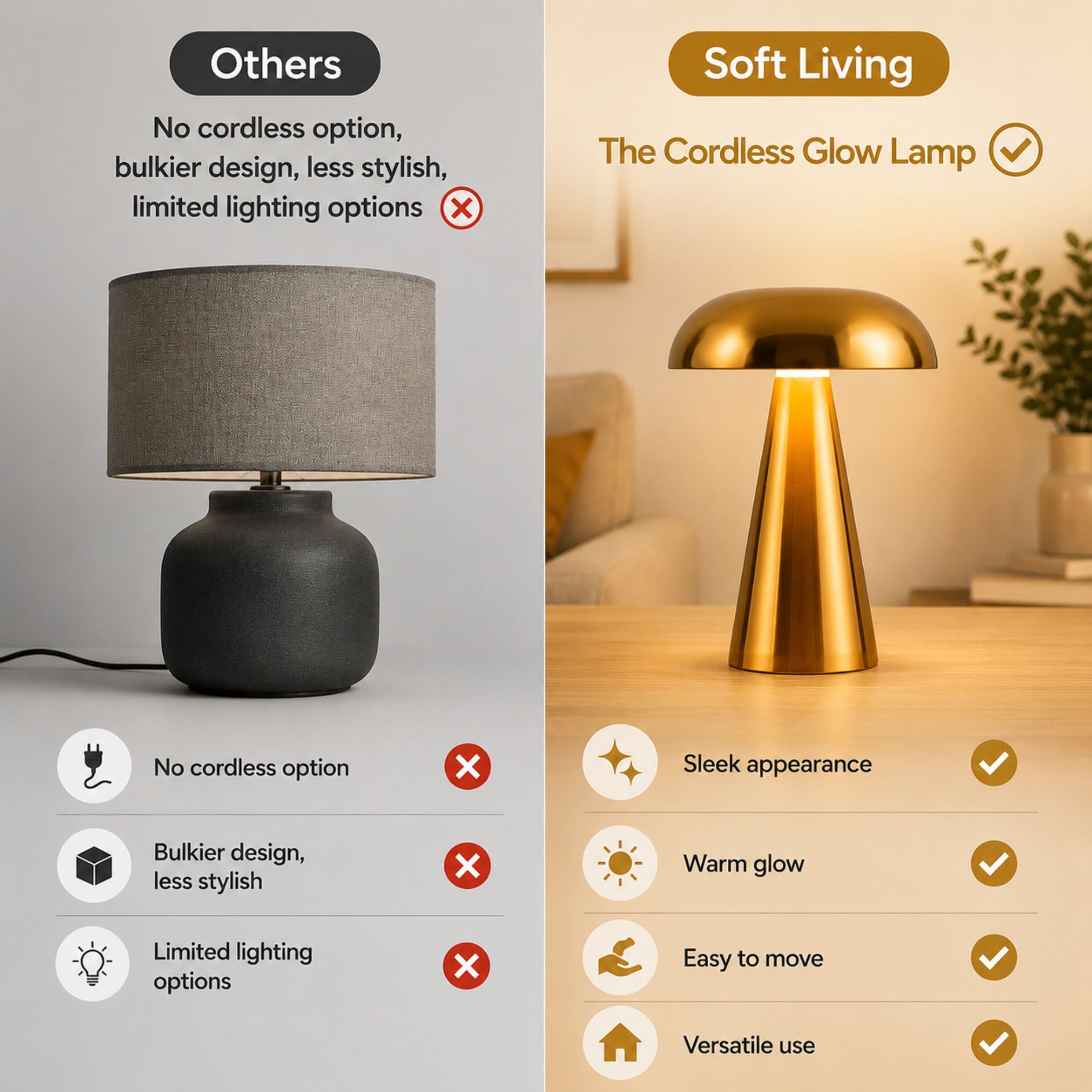 The Cordless Glow Lamp