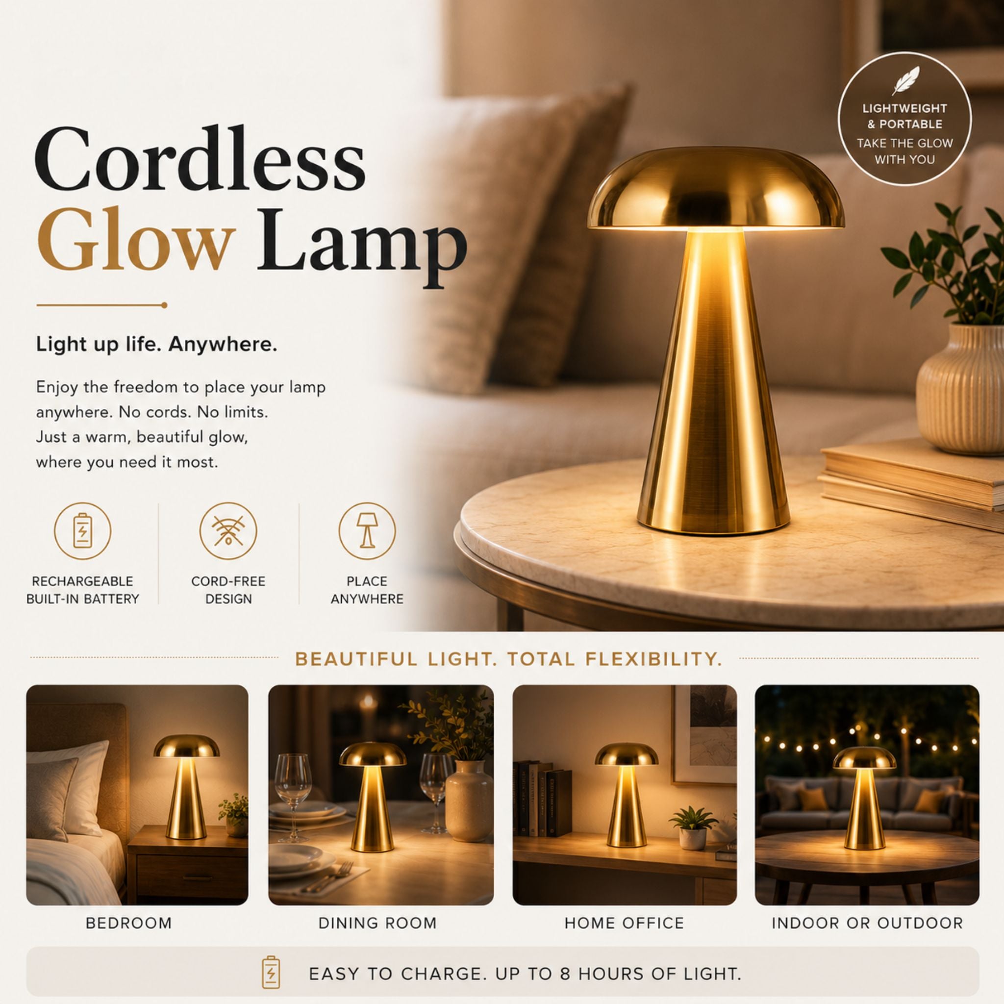 The Cordless Glow Lamp