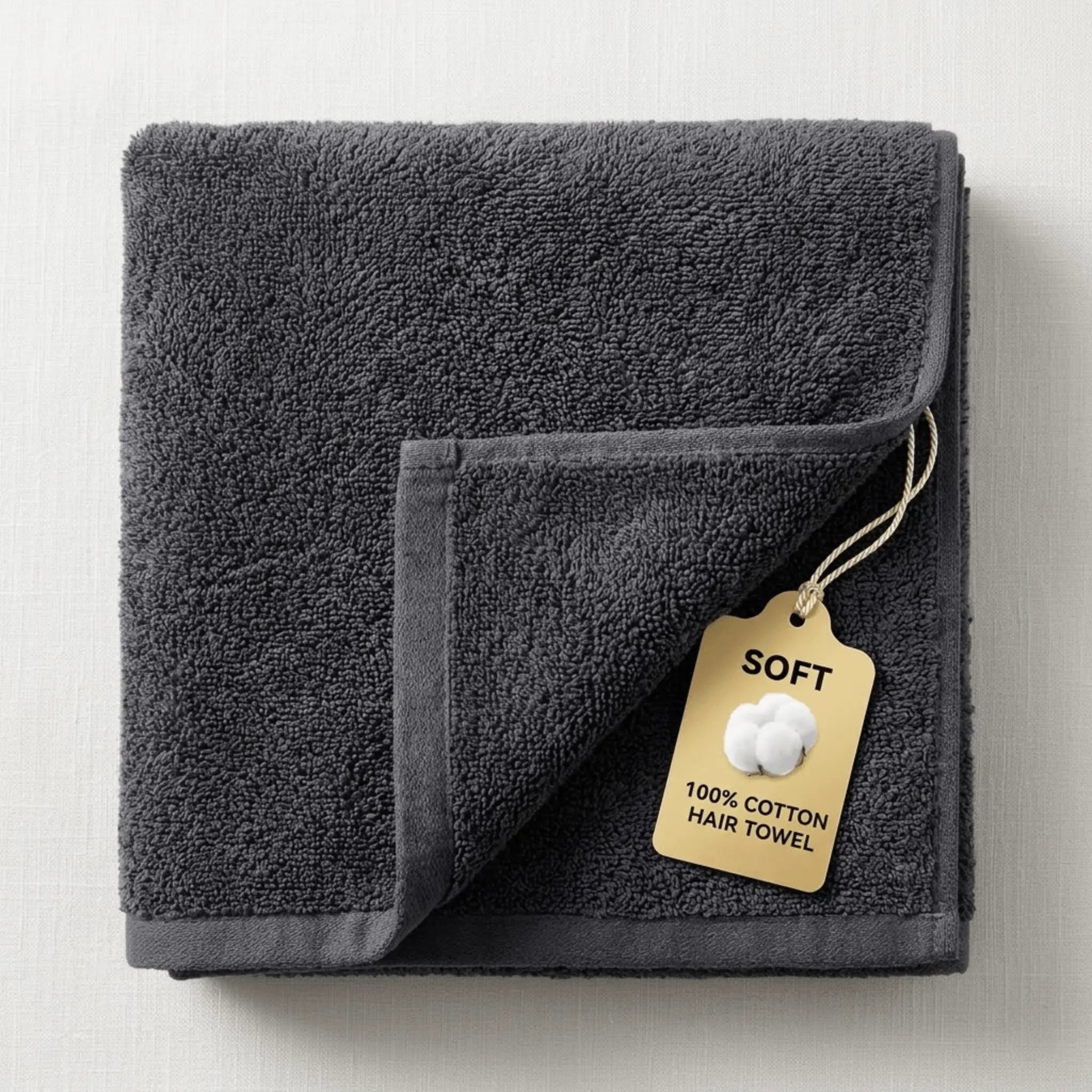 The Everyday Cotton Hair Towel