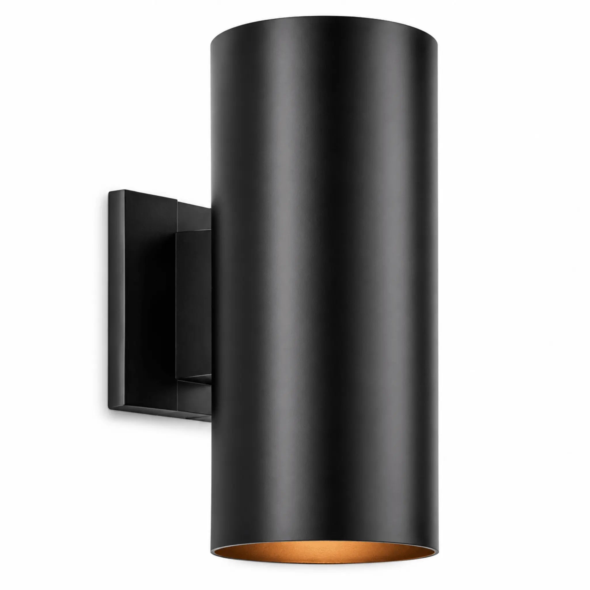 The Welcome Black Outdoor Wall Light