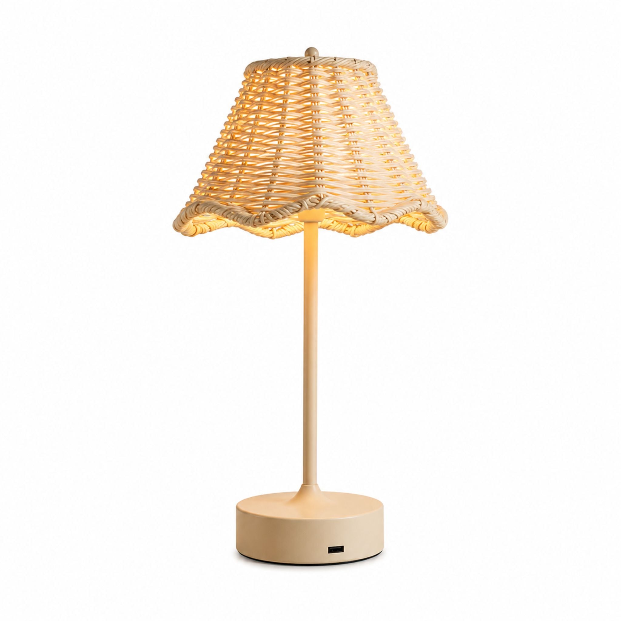 The Rattan Glow Table Lamp
