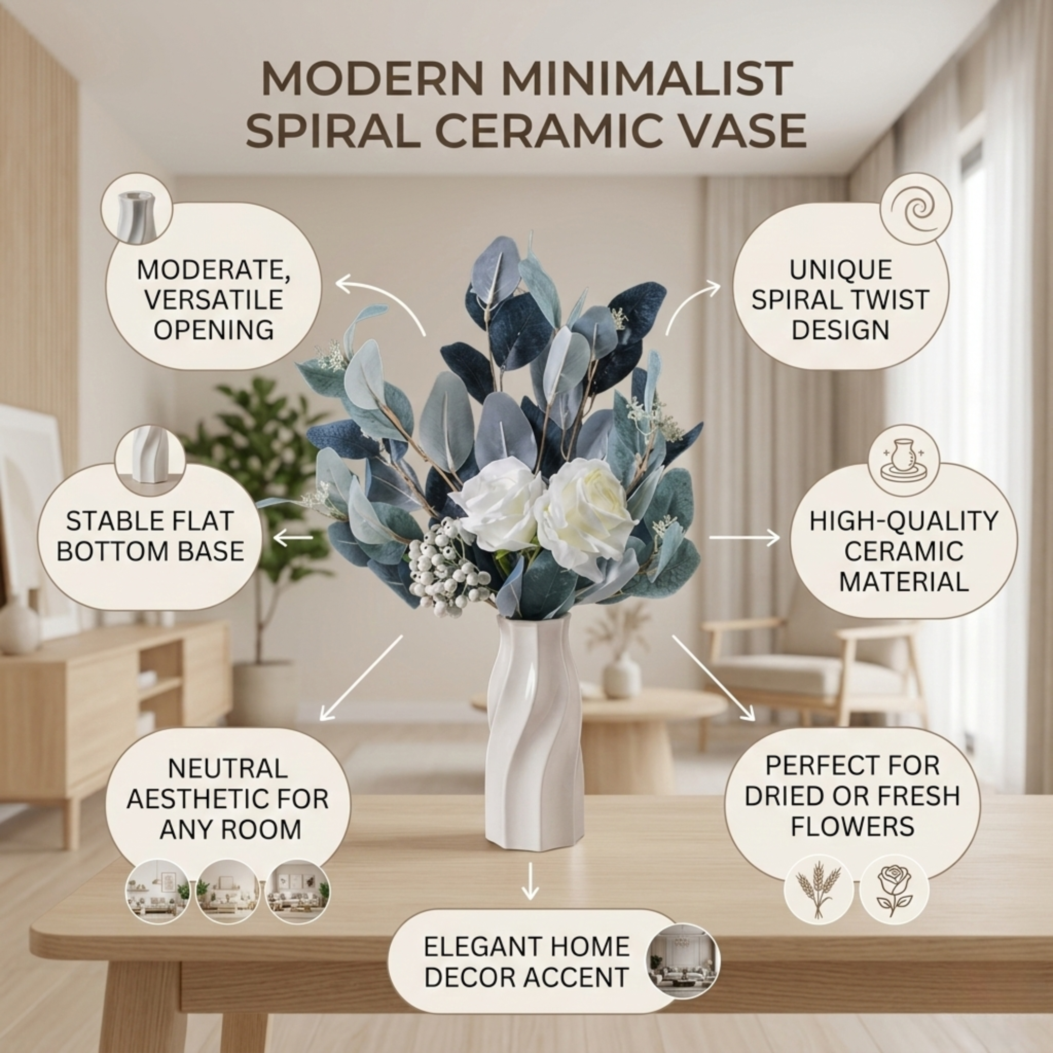 Le Vase Apaisant — Quand la Simplicité Rencontre la Beauté