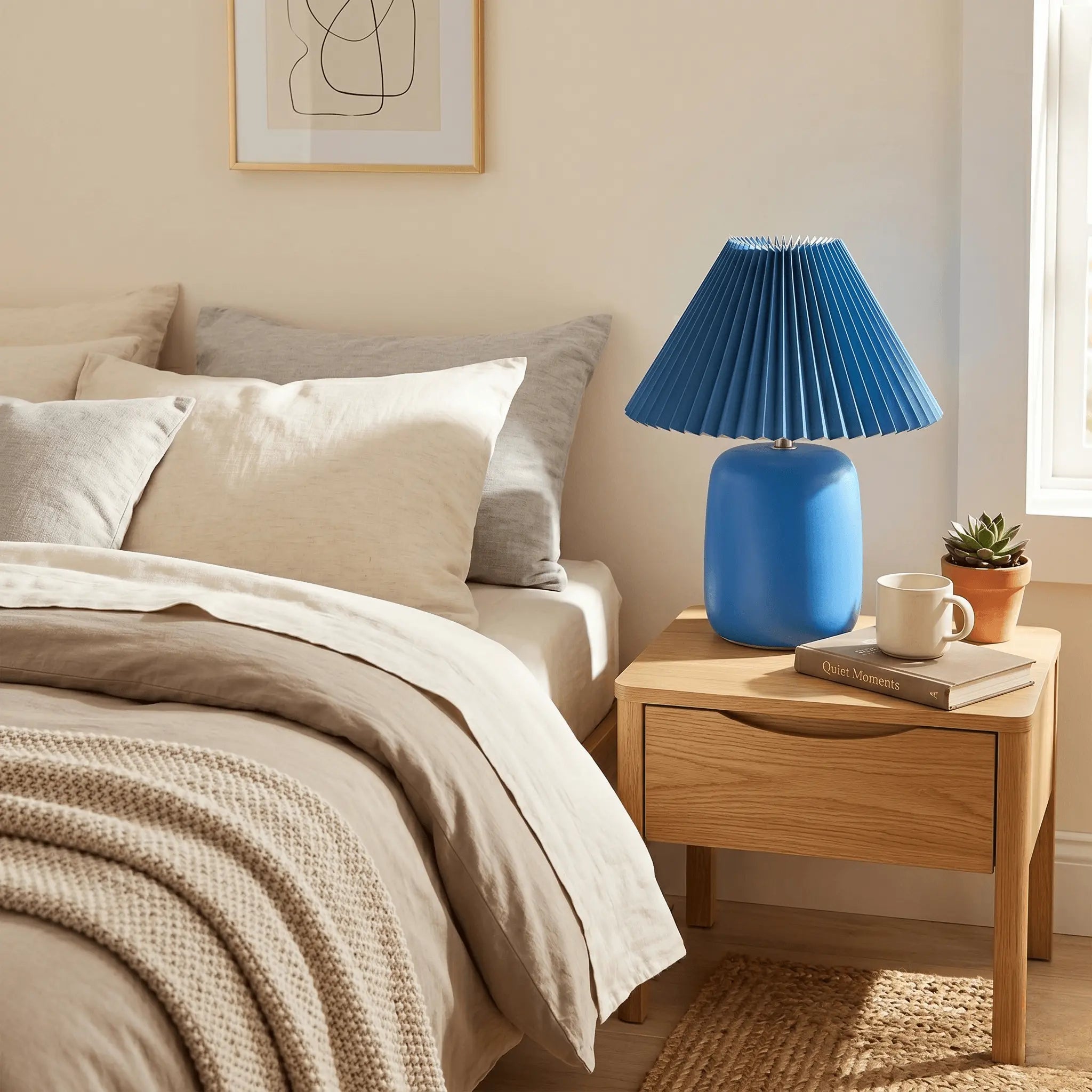 The Cerulean Ceramic Table Lamp