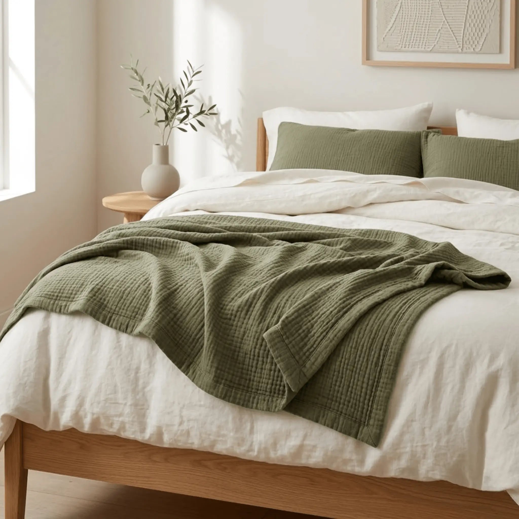 The Soft Living Cotton Gauze Blanket