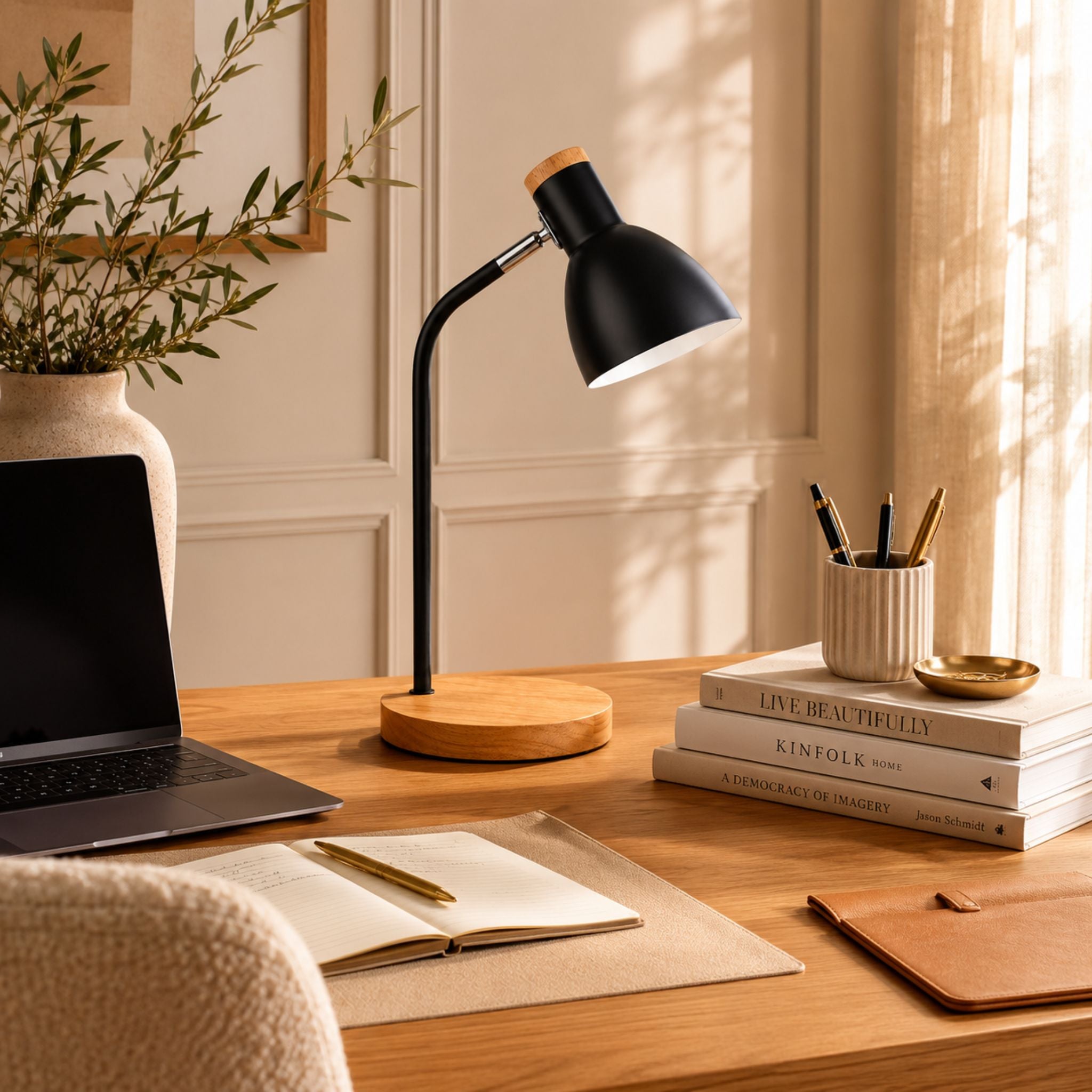 The Styled Corner Desk Lamp