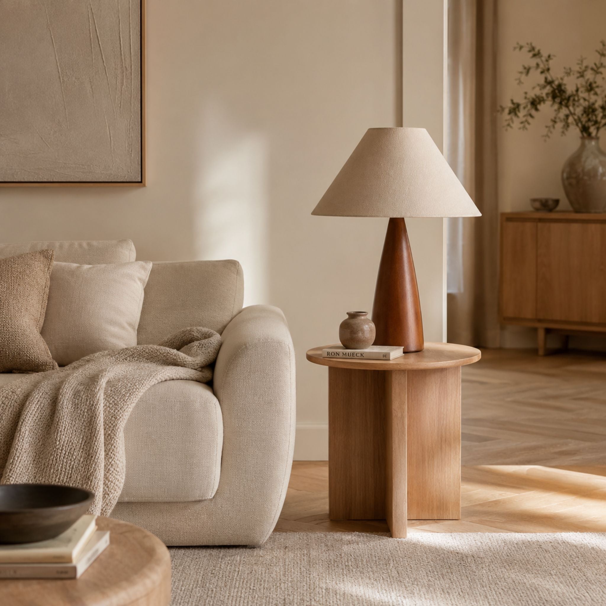 The Elegant Wooden Accent Table Lamp