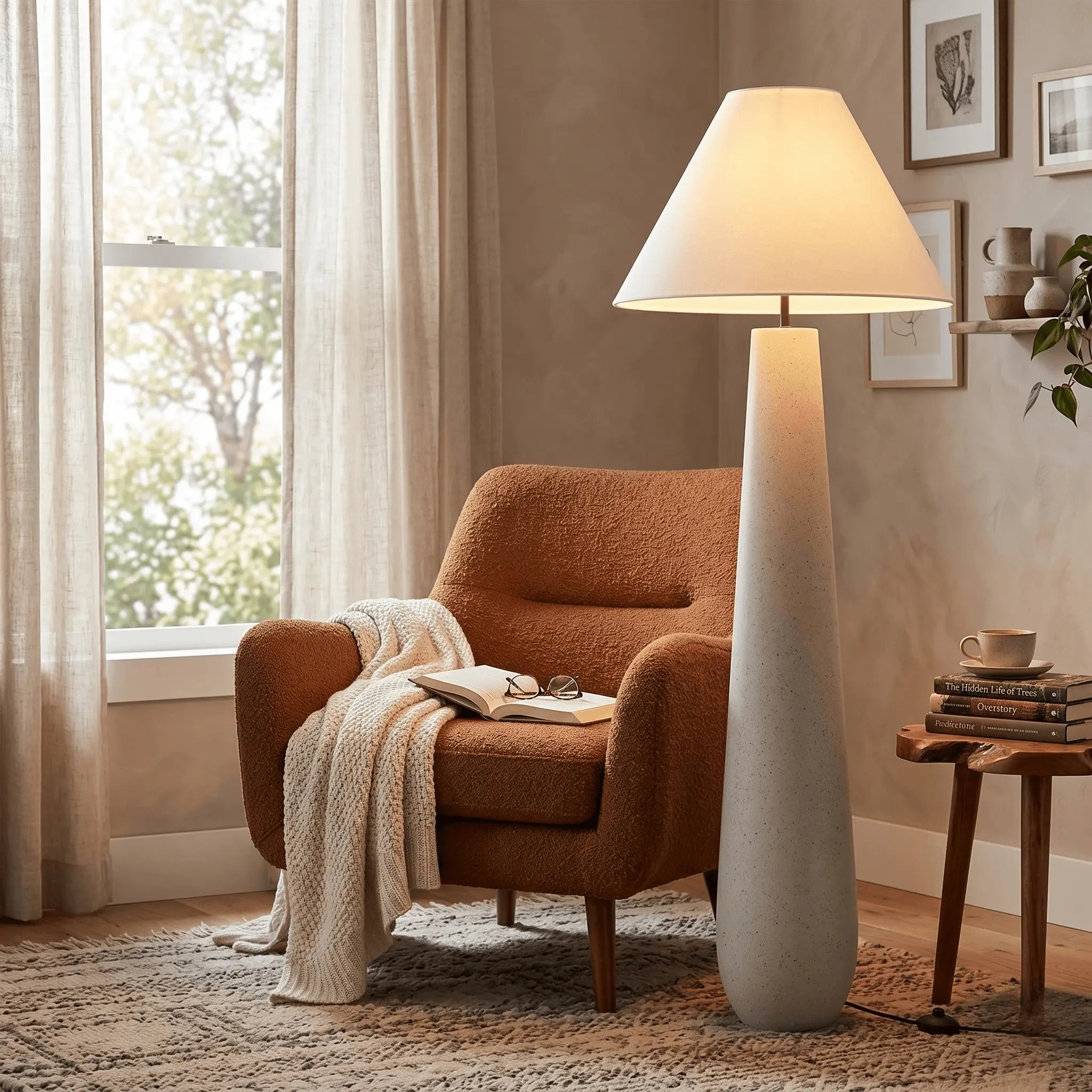 The Sculptural Terrazzo Floor Lamp