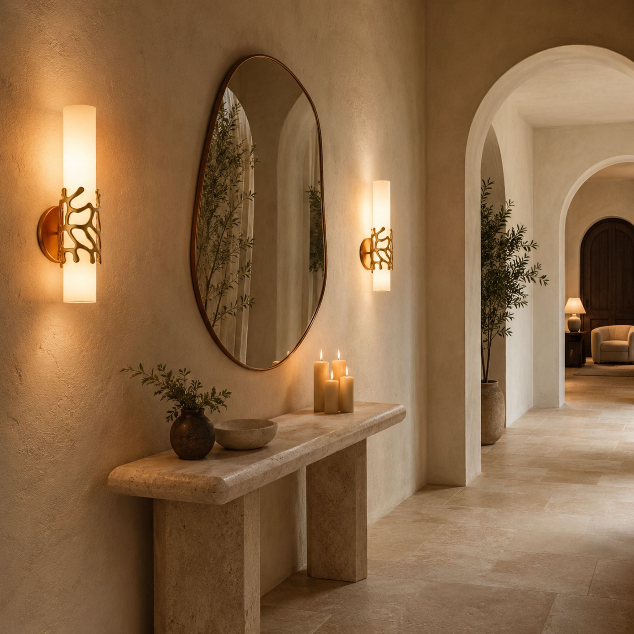 The Golden Reef Wall Light