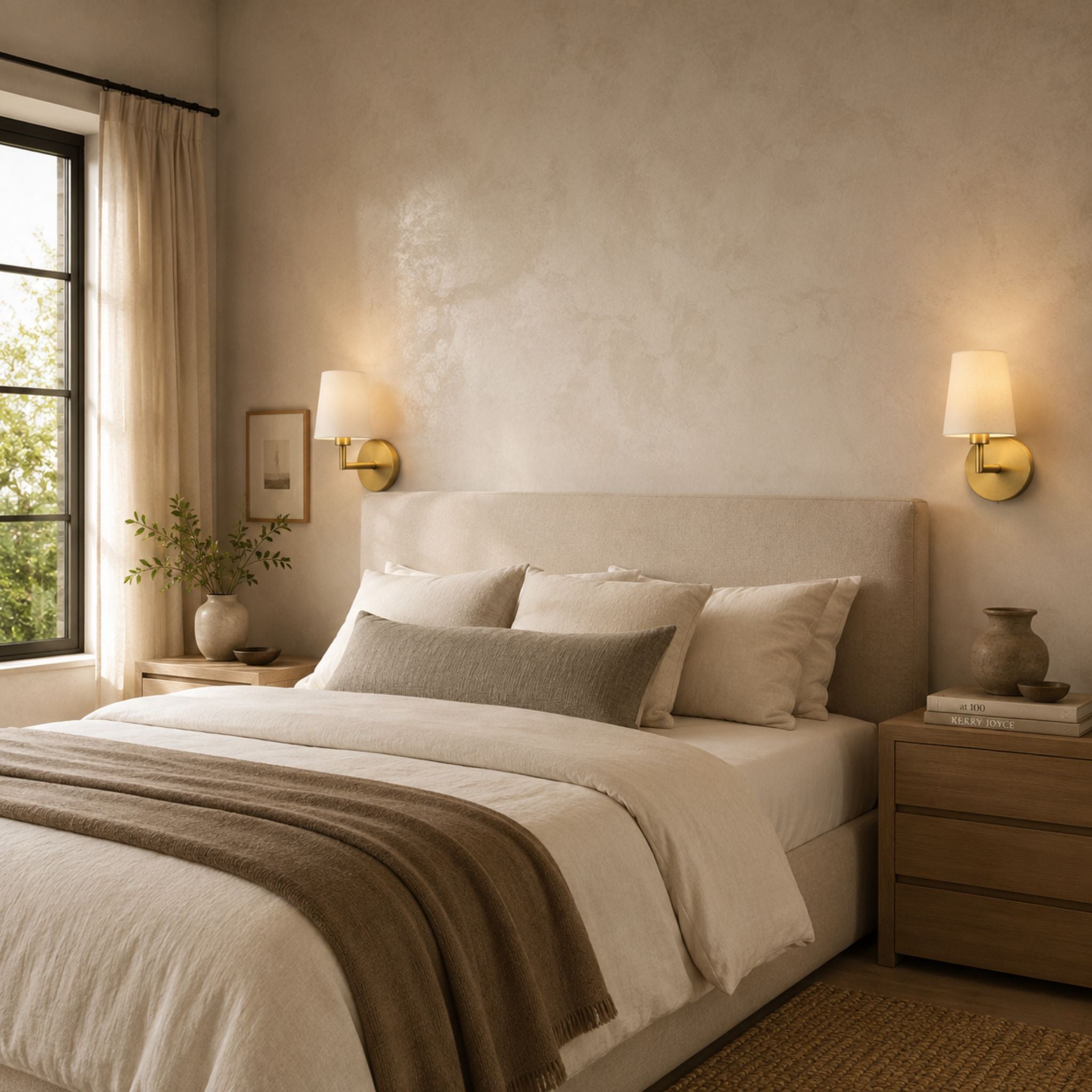 The Soft Glow Brass Sconce
