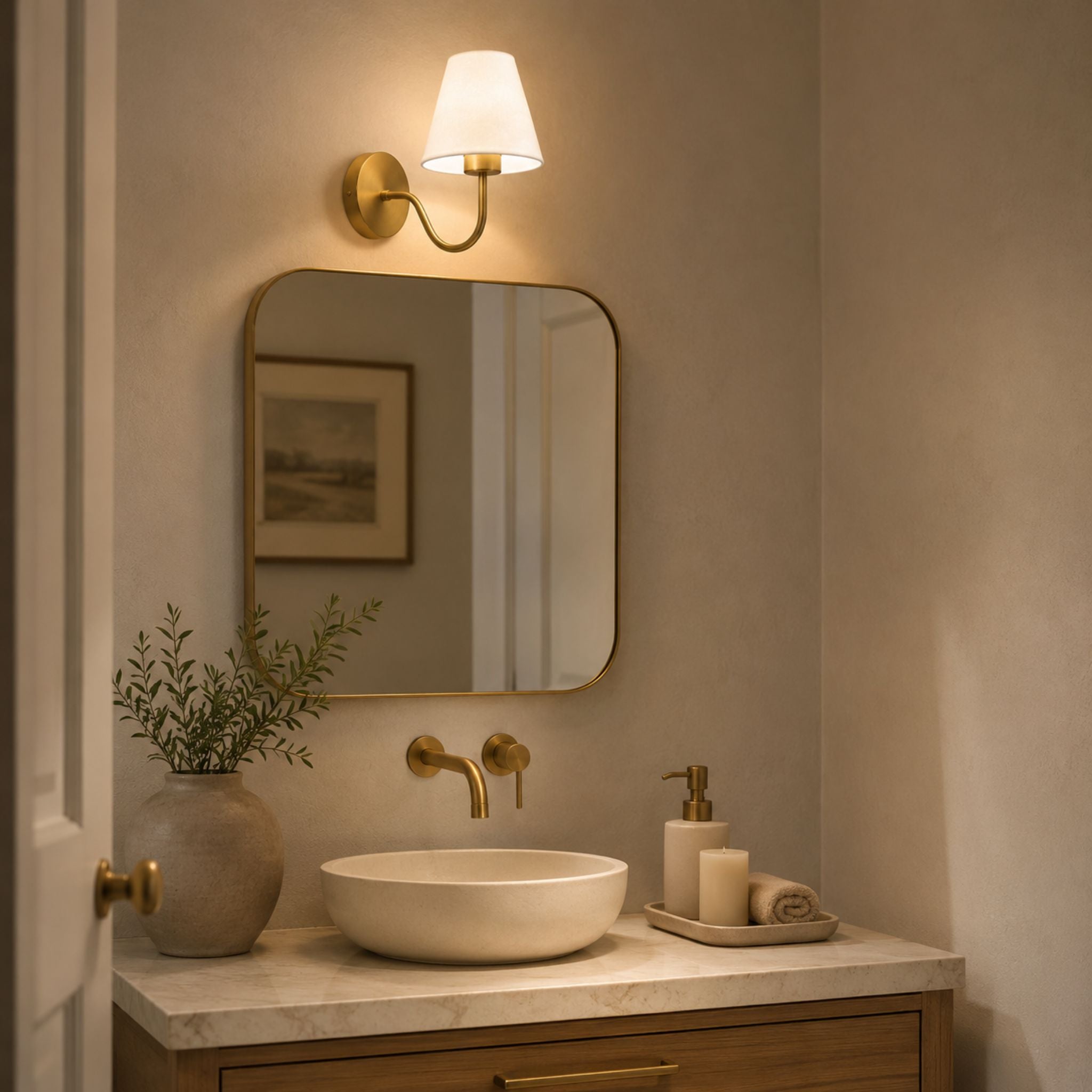 The Timeless Linen Wall Sconce