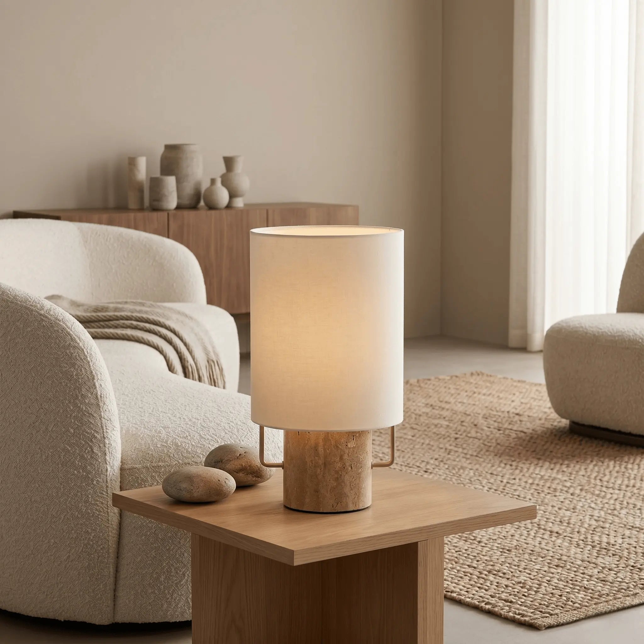 The Quiet Stone Table Lamp