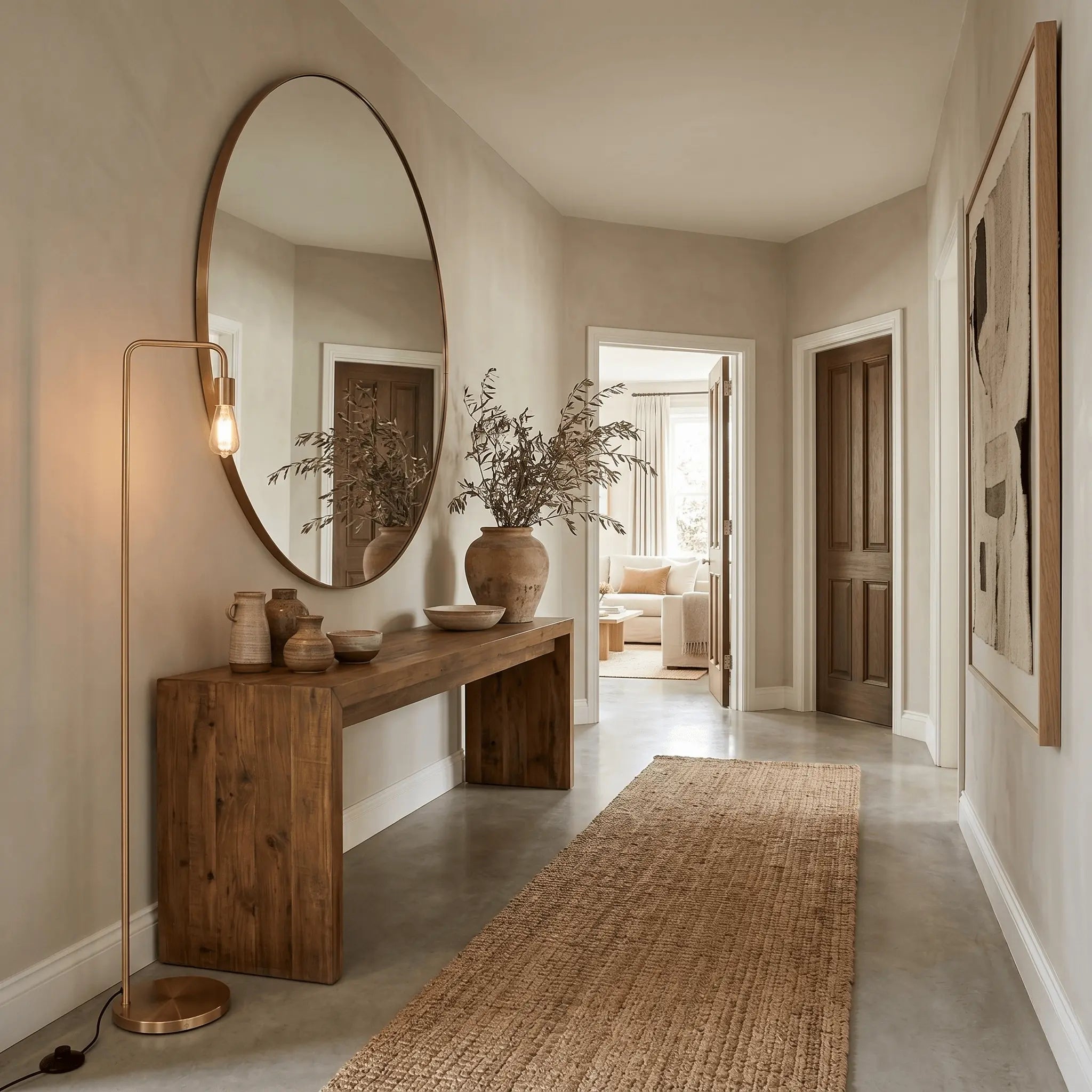 The Reading Corner Brass Floor Lamp