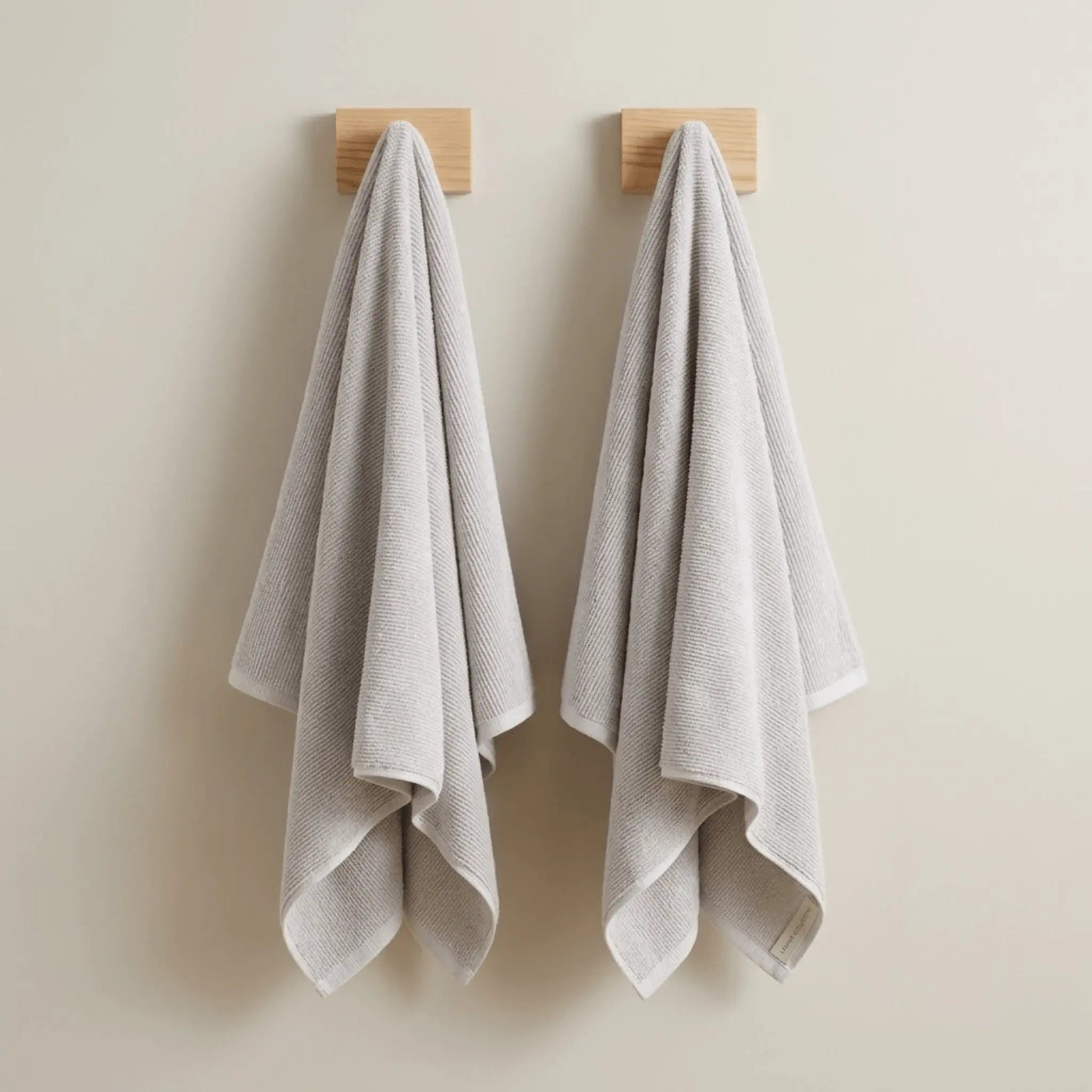 The Light Turkish Ribbed Bath Towel Bundle