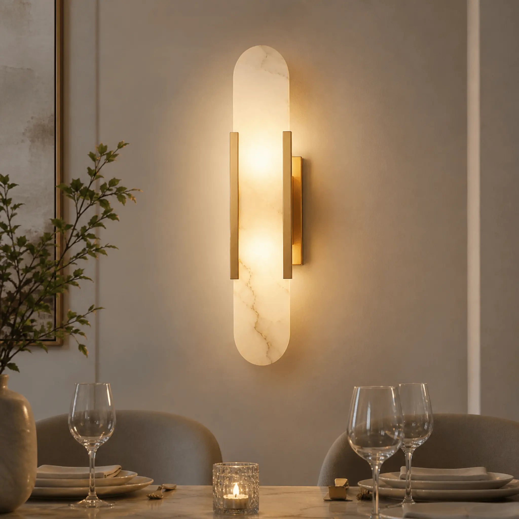 The Soft Stone Wall Light