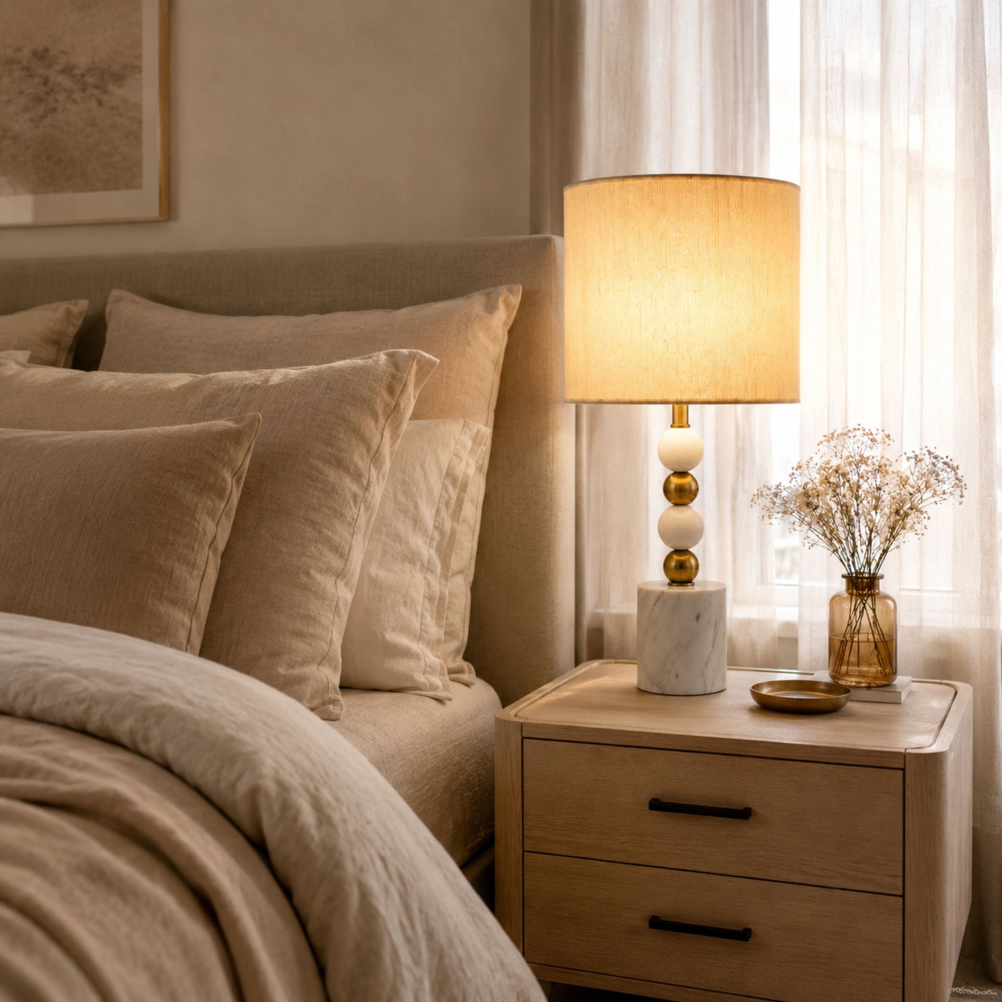 The Modern Marble Table Lamp