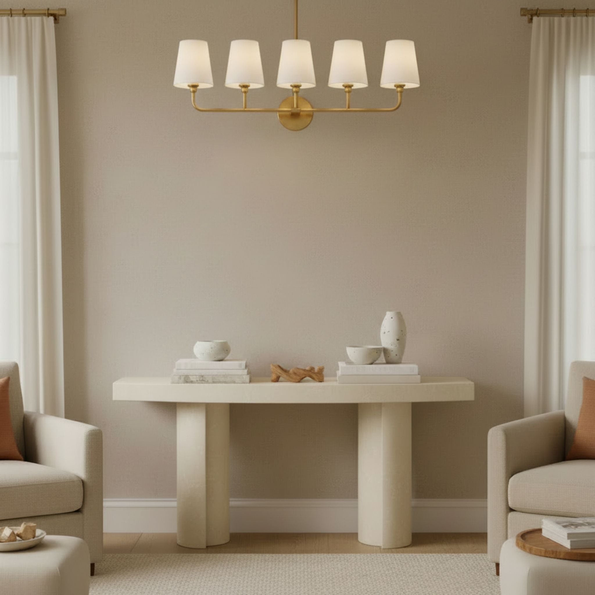 The Aria 5-Light Vanity Light