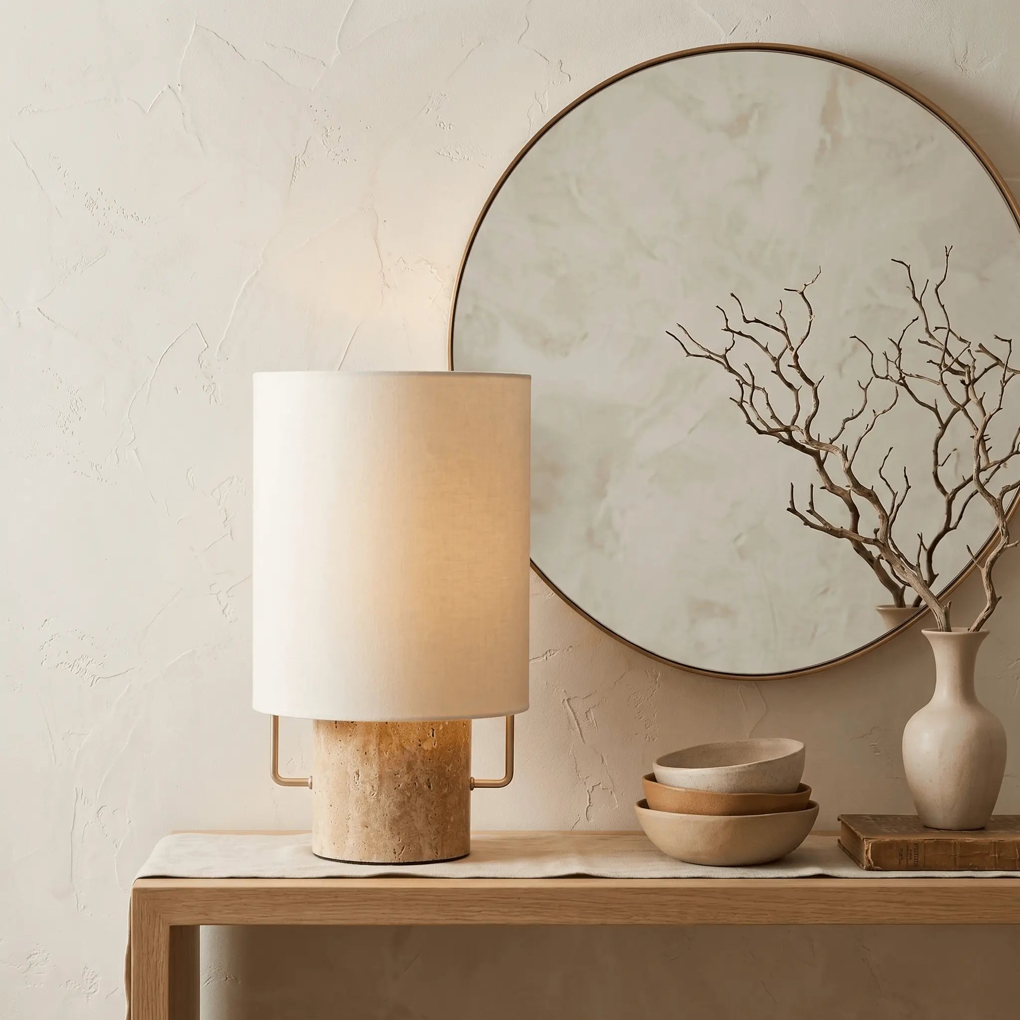 The Quiet Stone Table Lamp