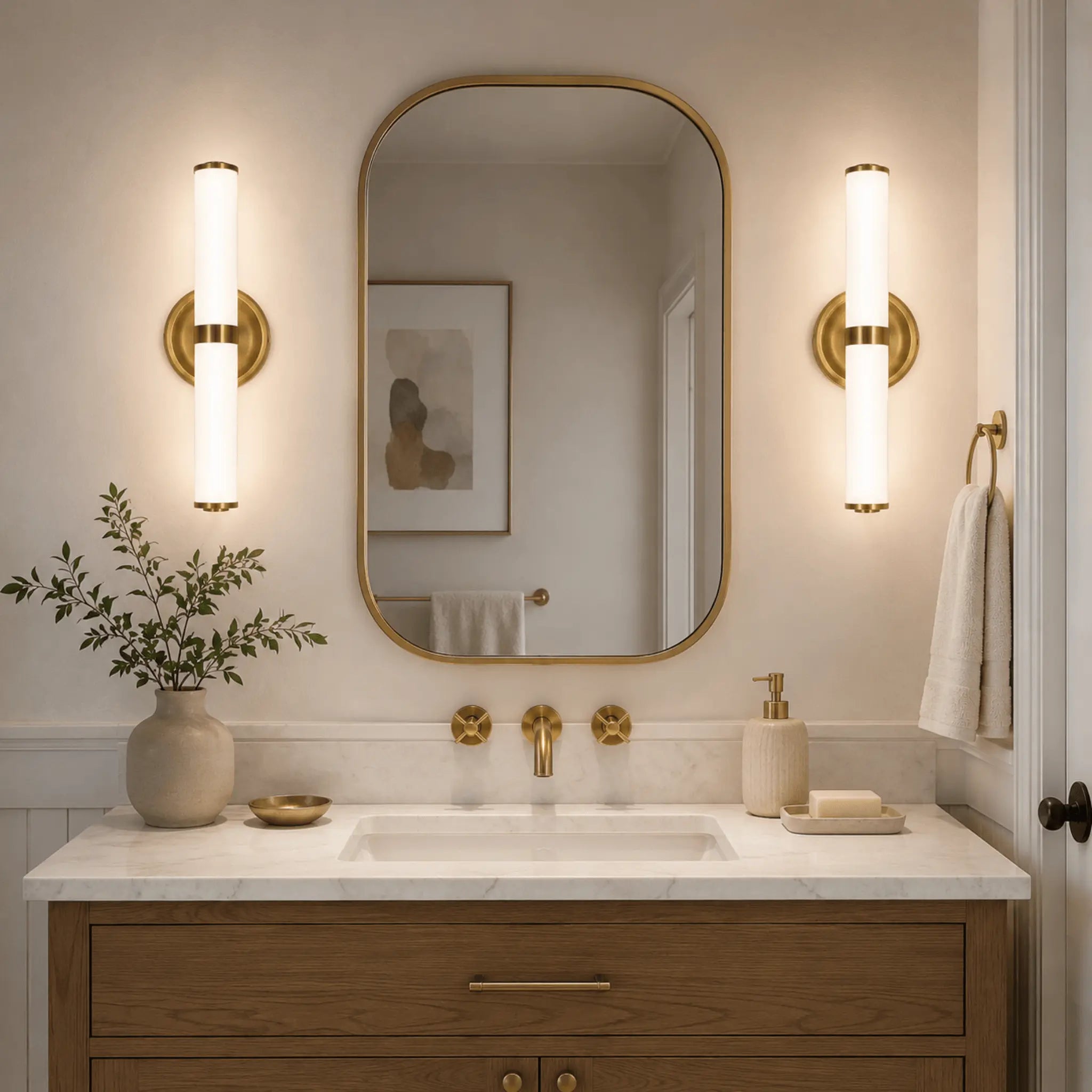 The Brass Beacon Wall Light