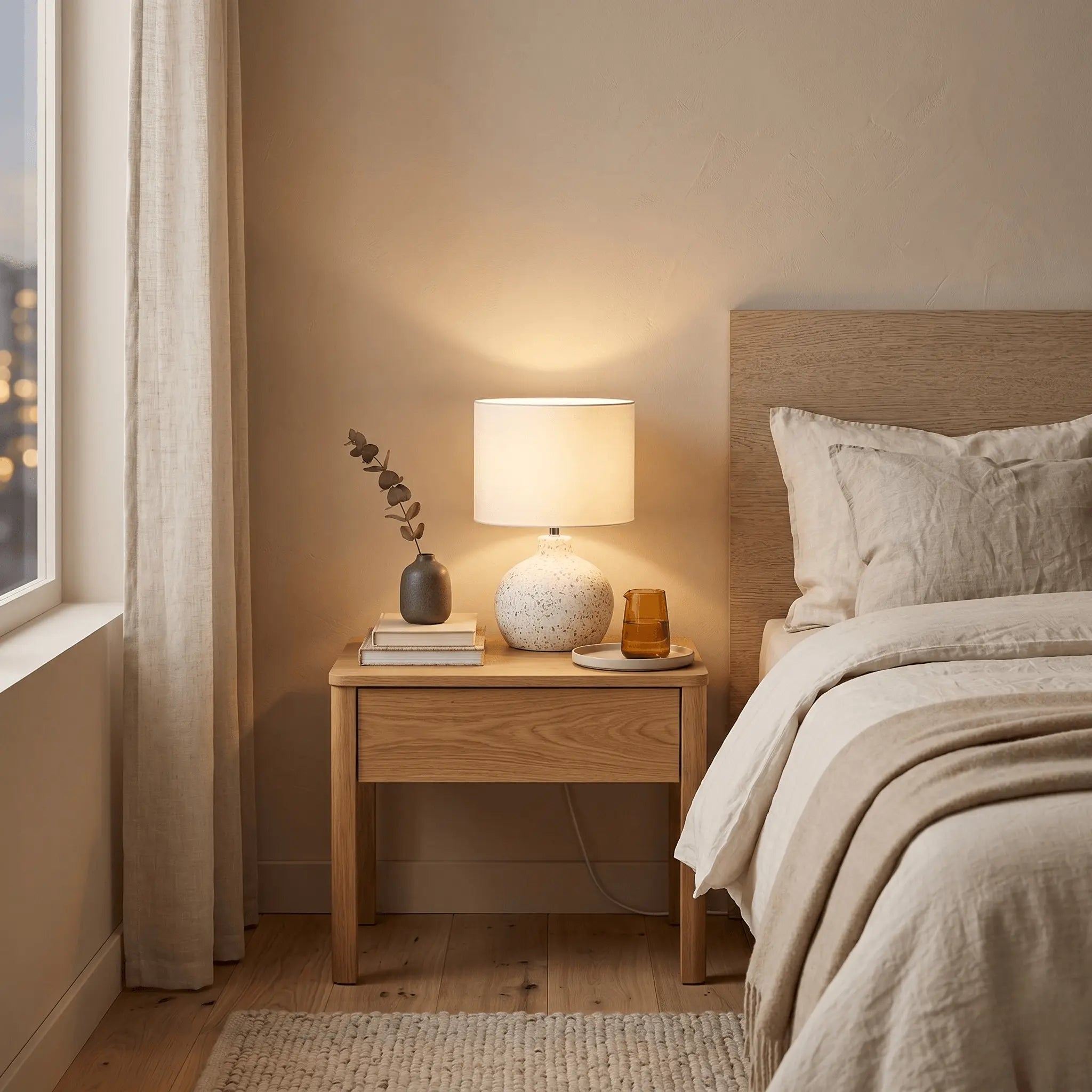 The Sculpted Terrazzo Table Lamp