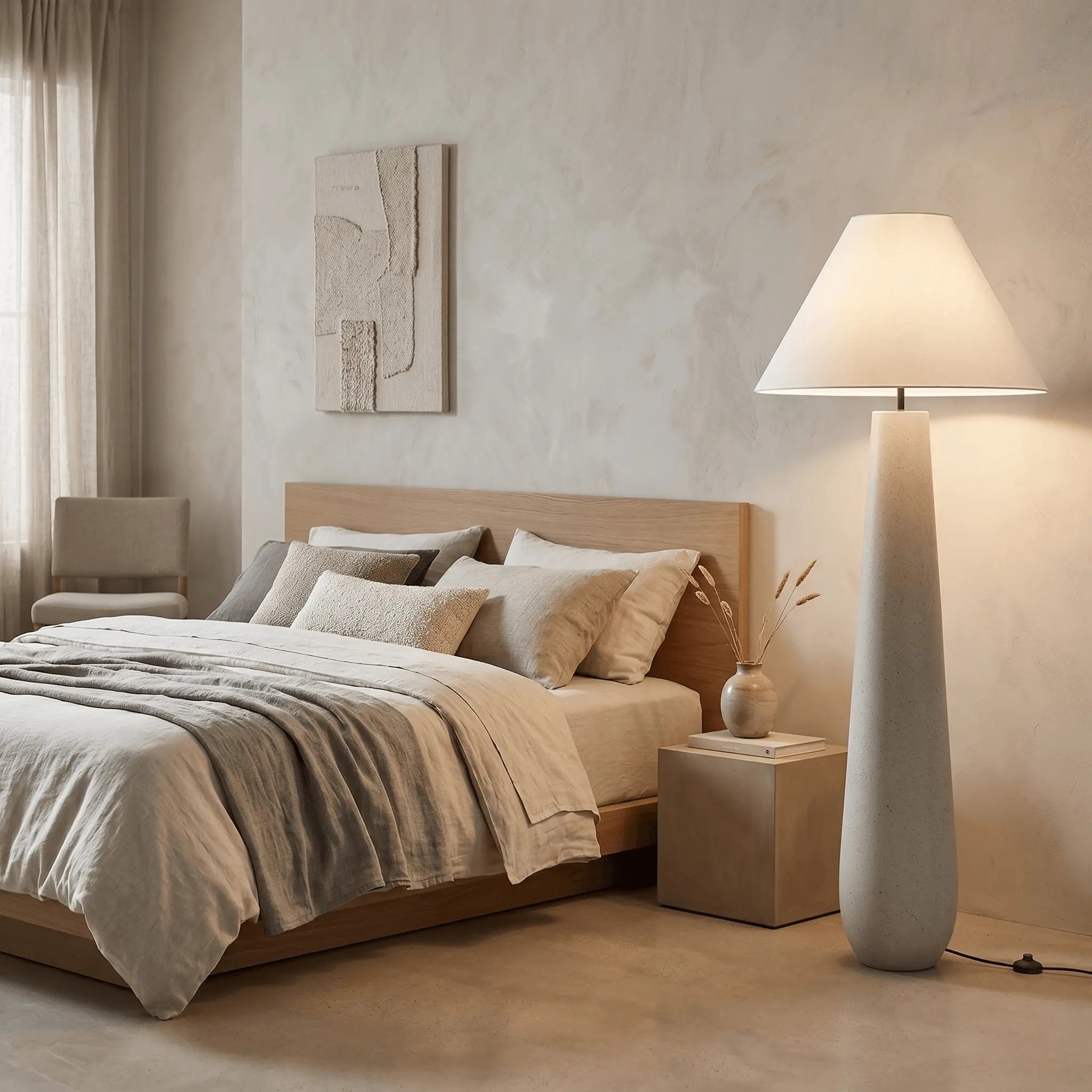 The Sculptural Terrazzo Floor Lamp