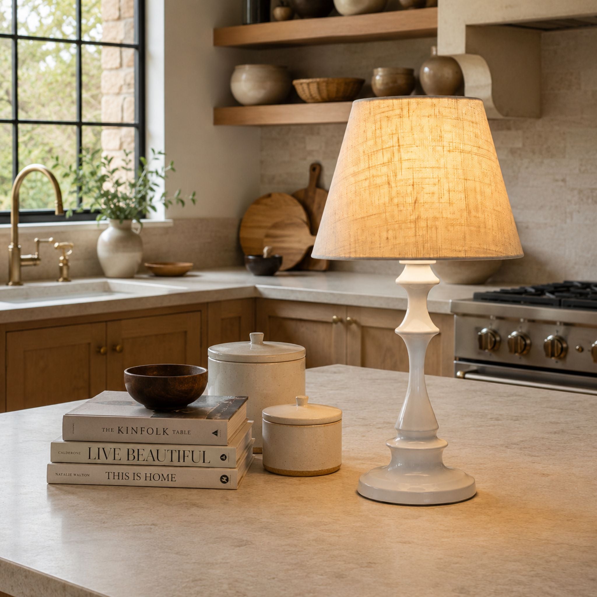 The Timeless Linen Table Lamp