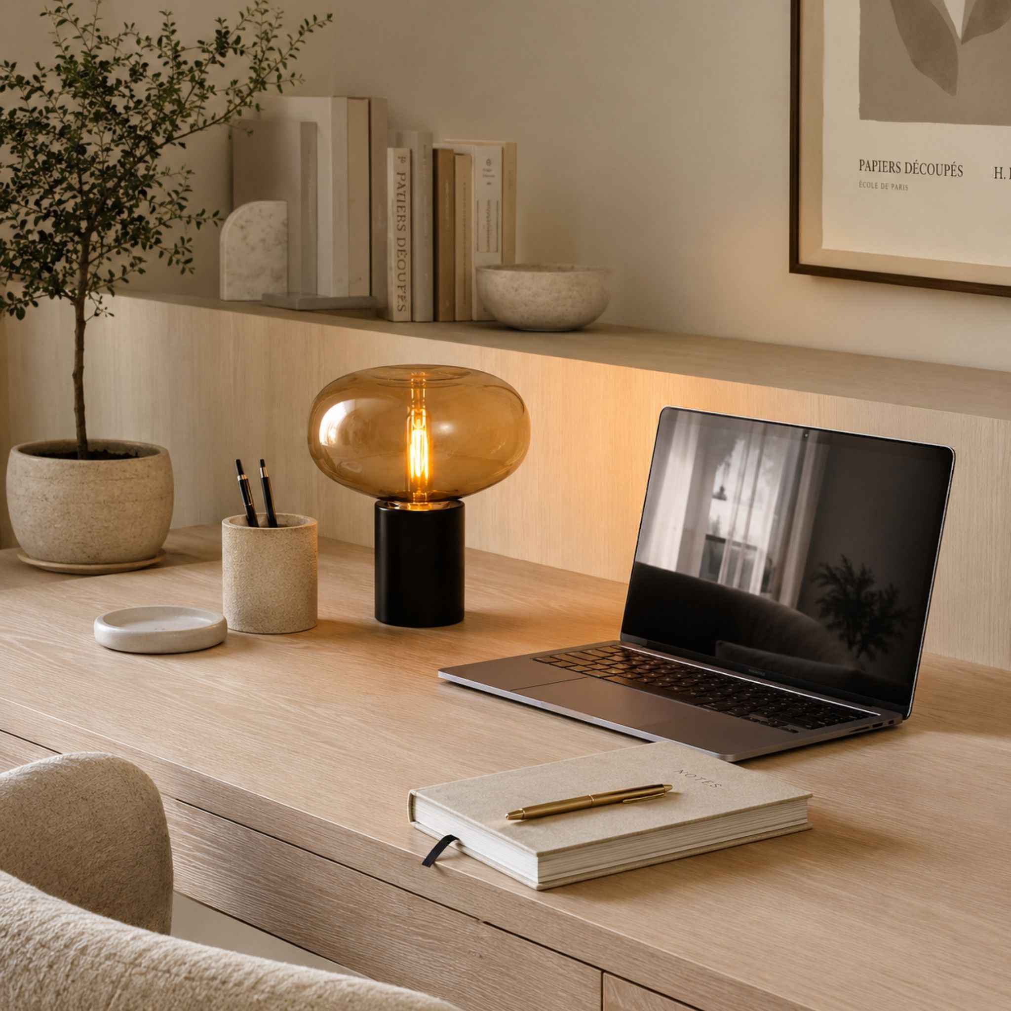 The Golden Halo Table Lamp