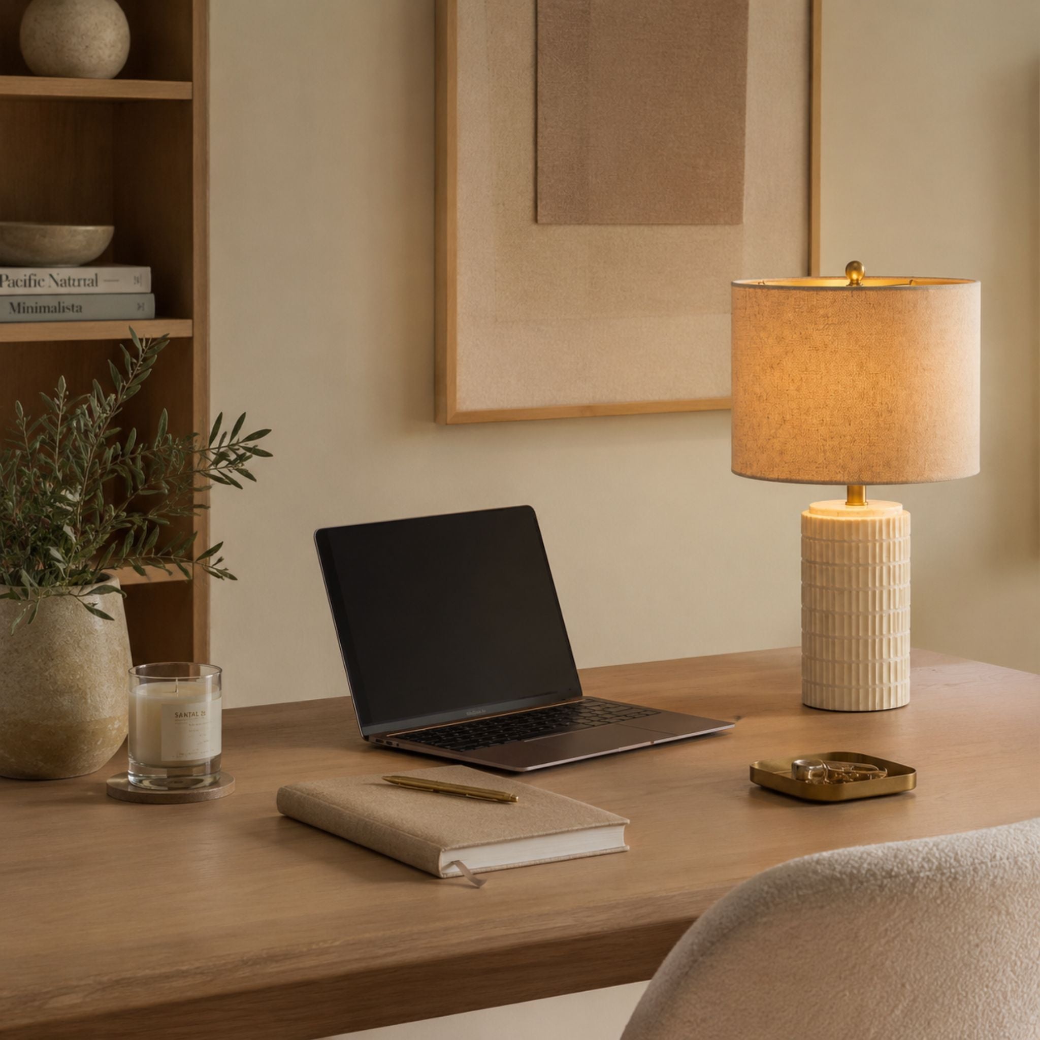 The Moderne Stone Lamp