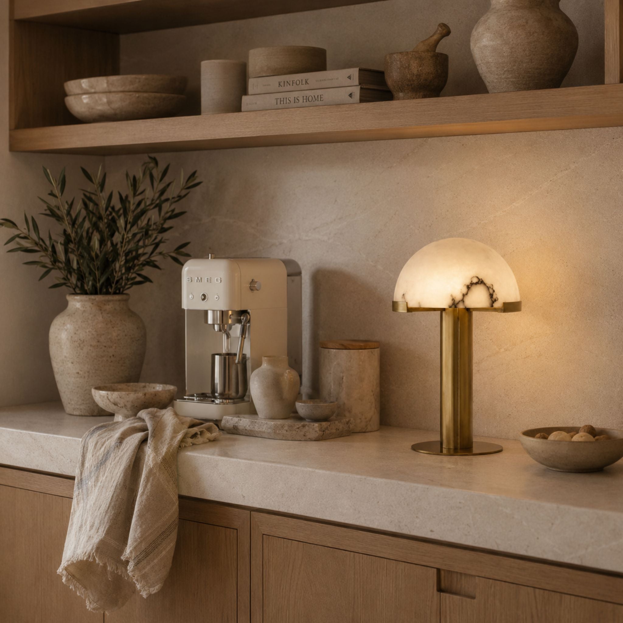 The Marble Moon Table Lamp