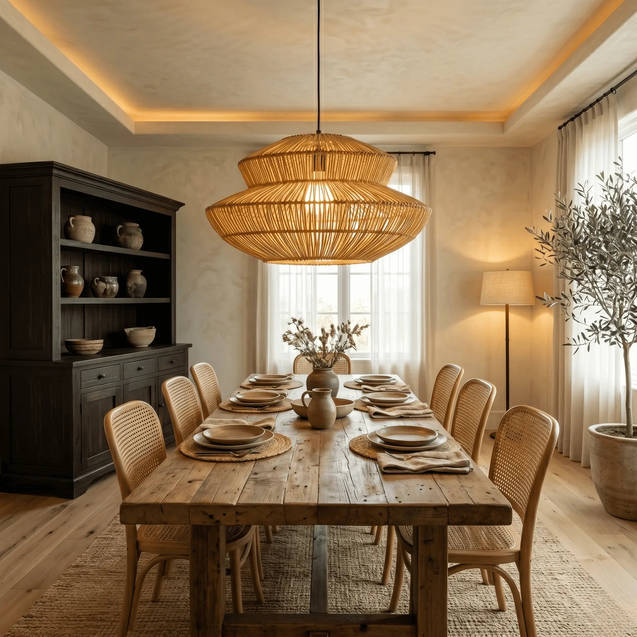 The Woven Glow Pendant Light