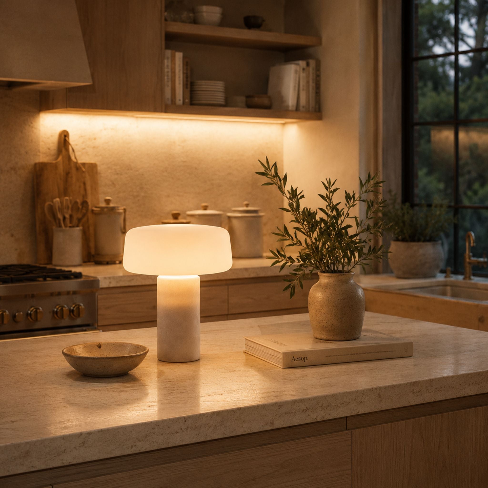 The Modern Mushroom Table Lamp