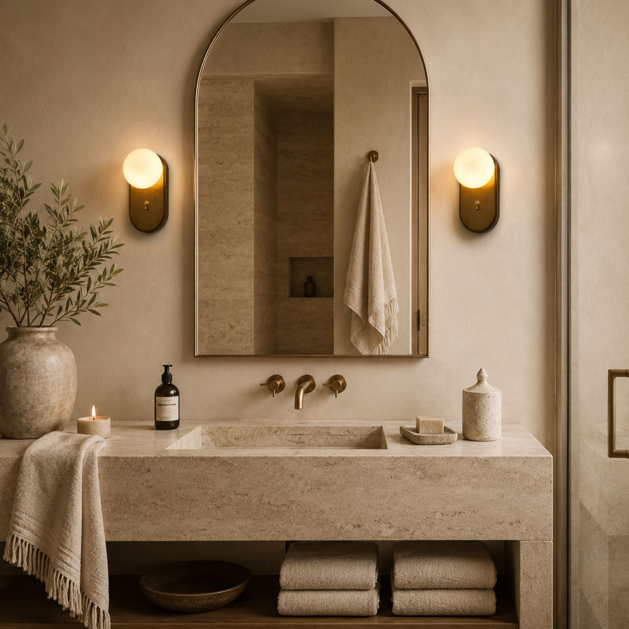 The Opal Glow Wall Sconce