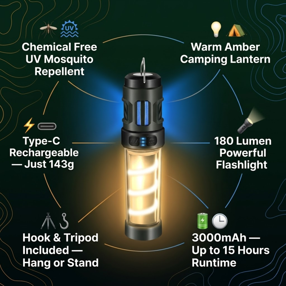 La moustiquaire LiteTrek BugGuard — Votre camping. Sans insectes. Toute la nuit.