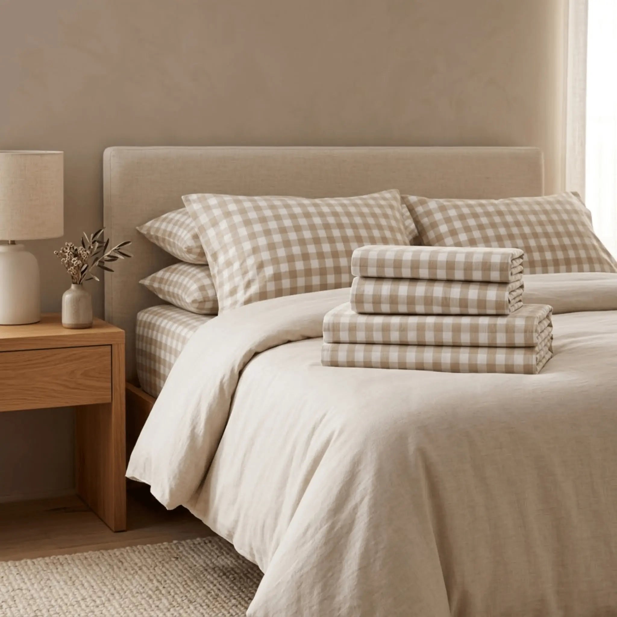 The Hotel Percale Cotton Sheet Set