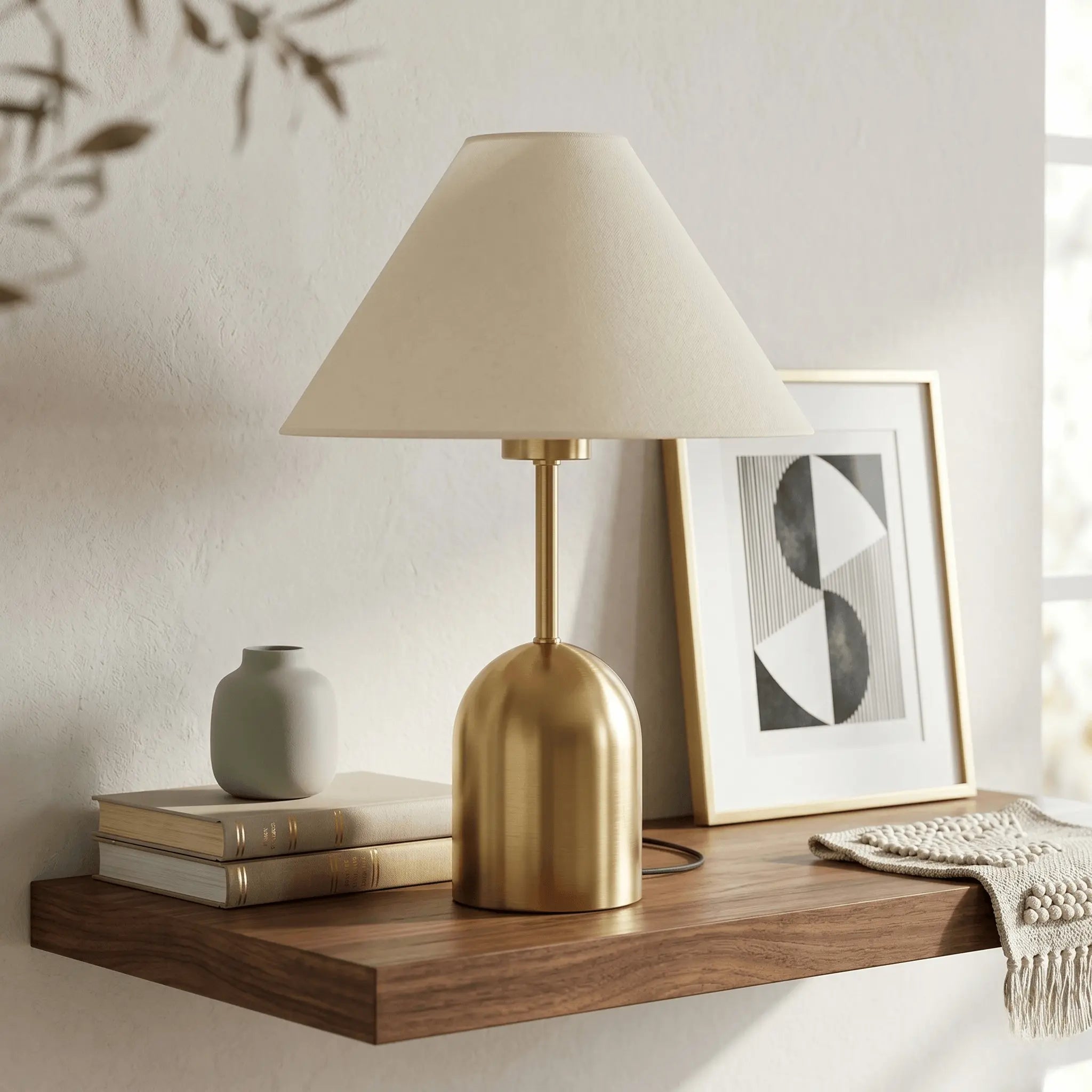 The Warm Glow Brass Table Lamp