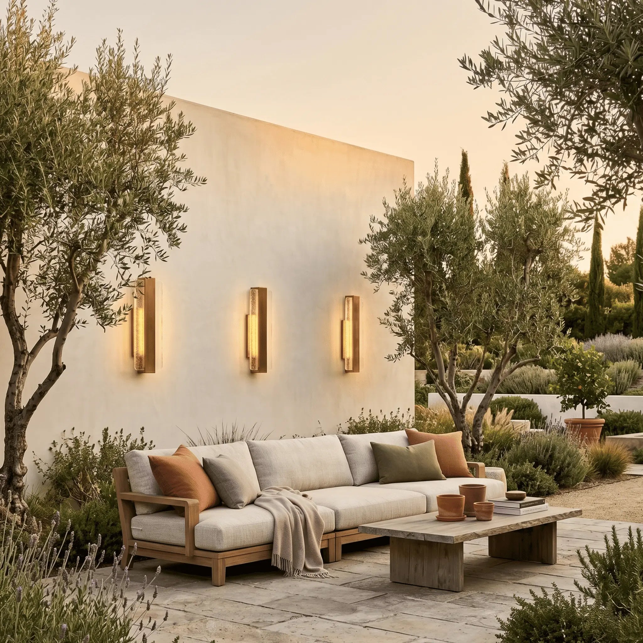 The Curb Appeal Brass Outdoor Light