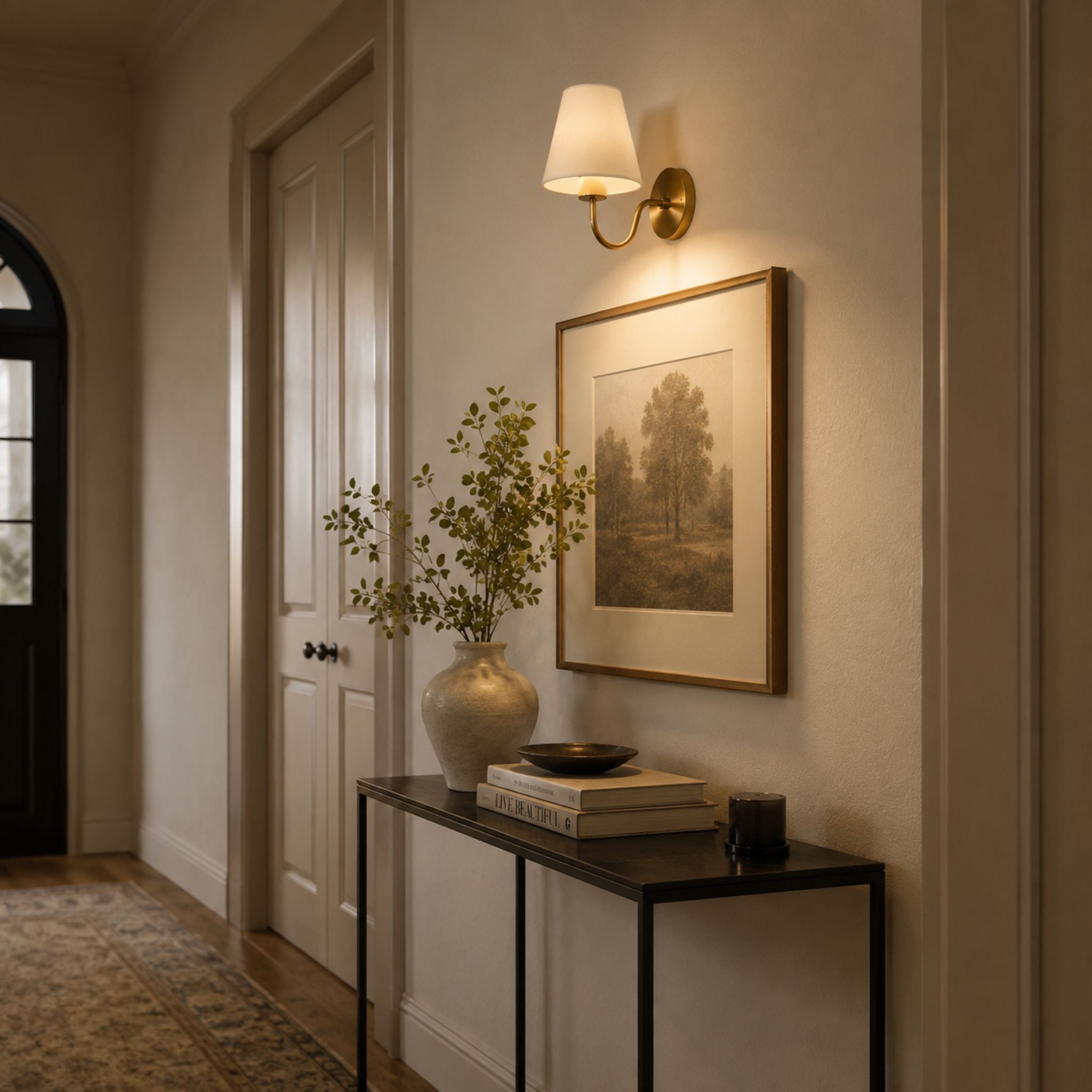 The Timeless Linen Wall Sconce