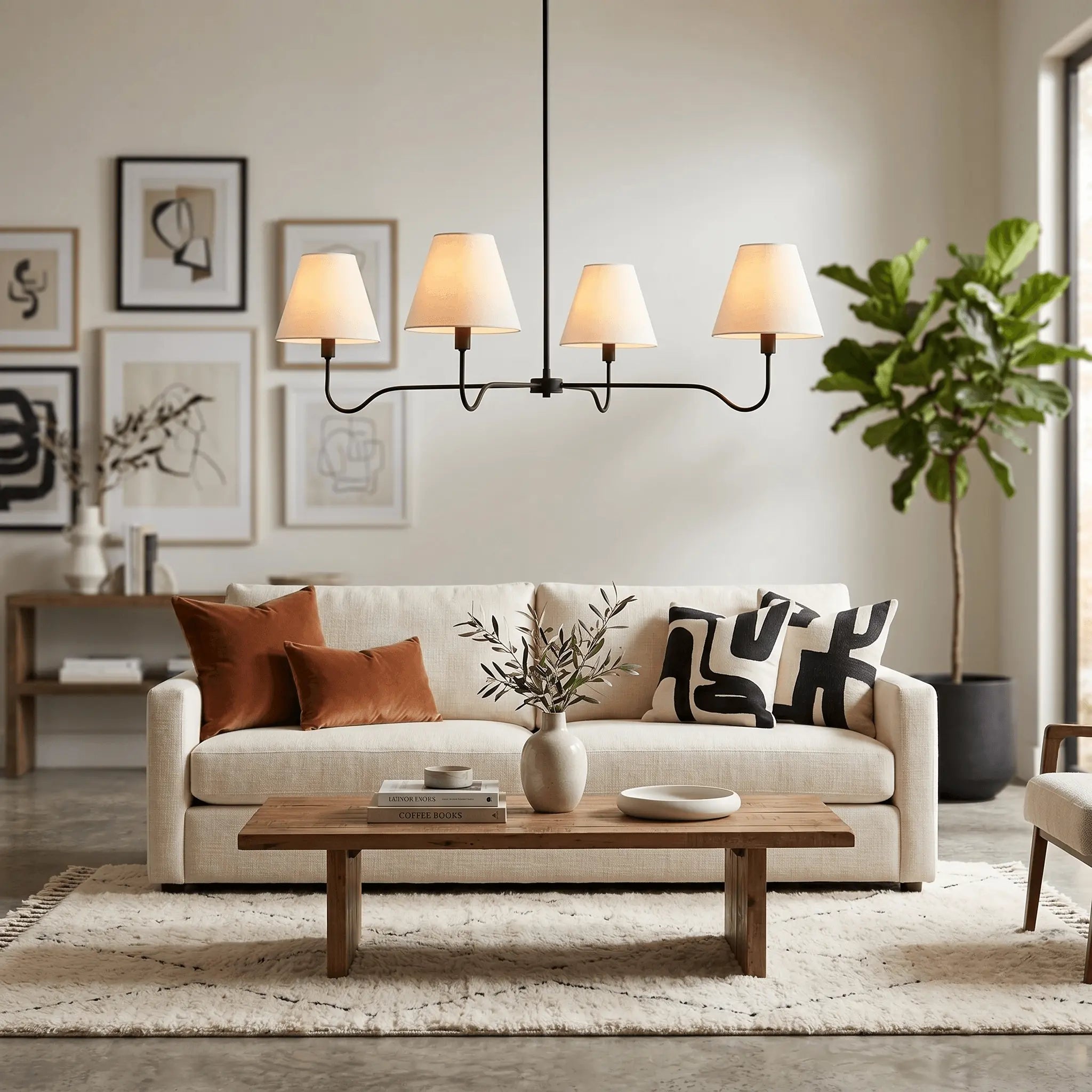 The Finished Dining Chandelier