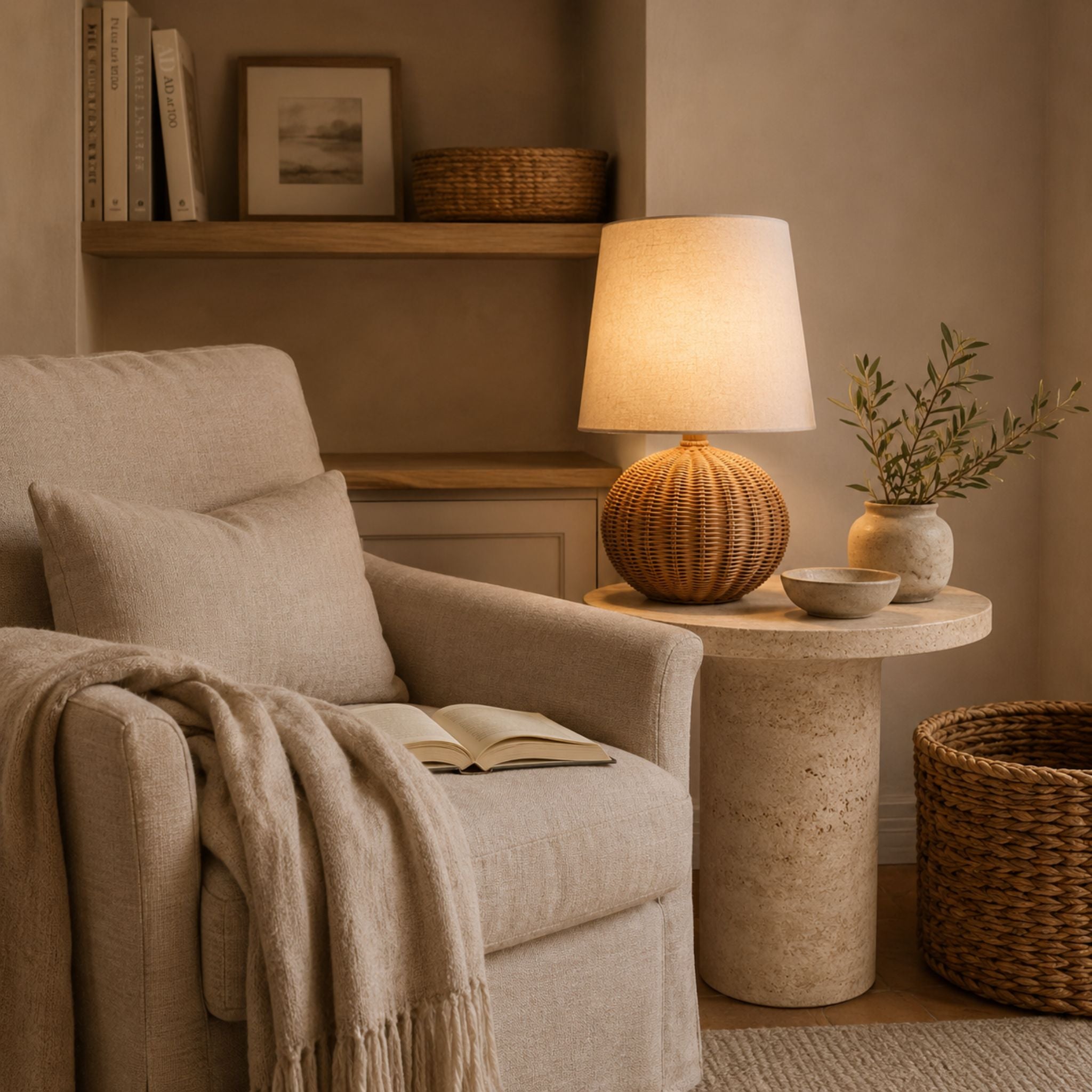 The Coastal Weave Lamp