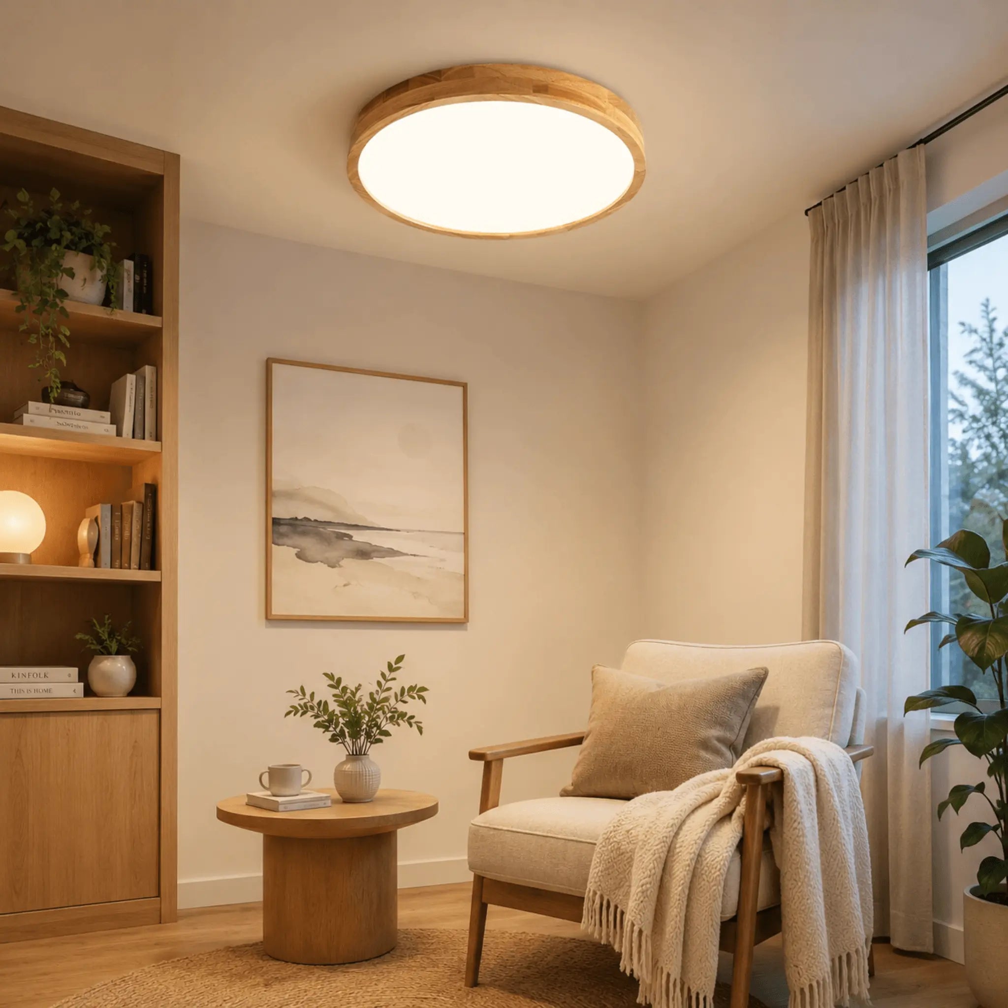 The Warm Geometry Ceiling Light