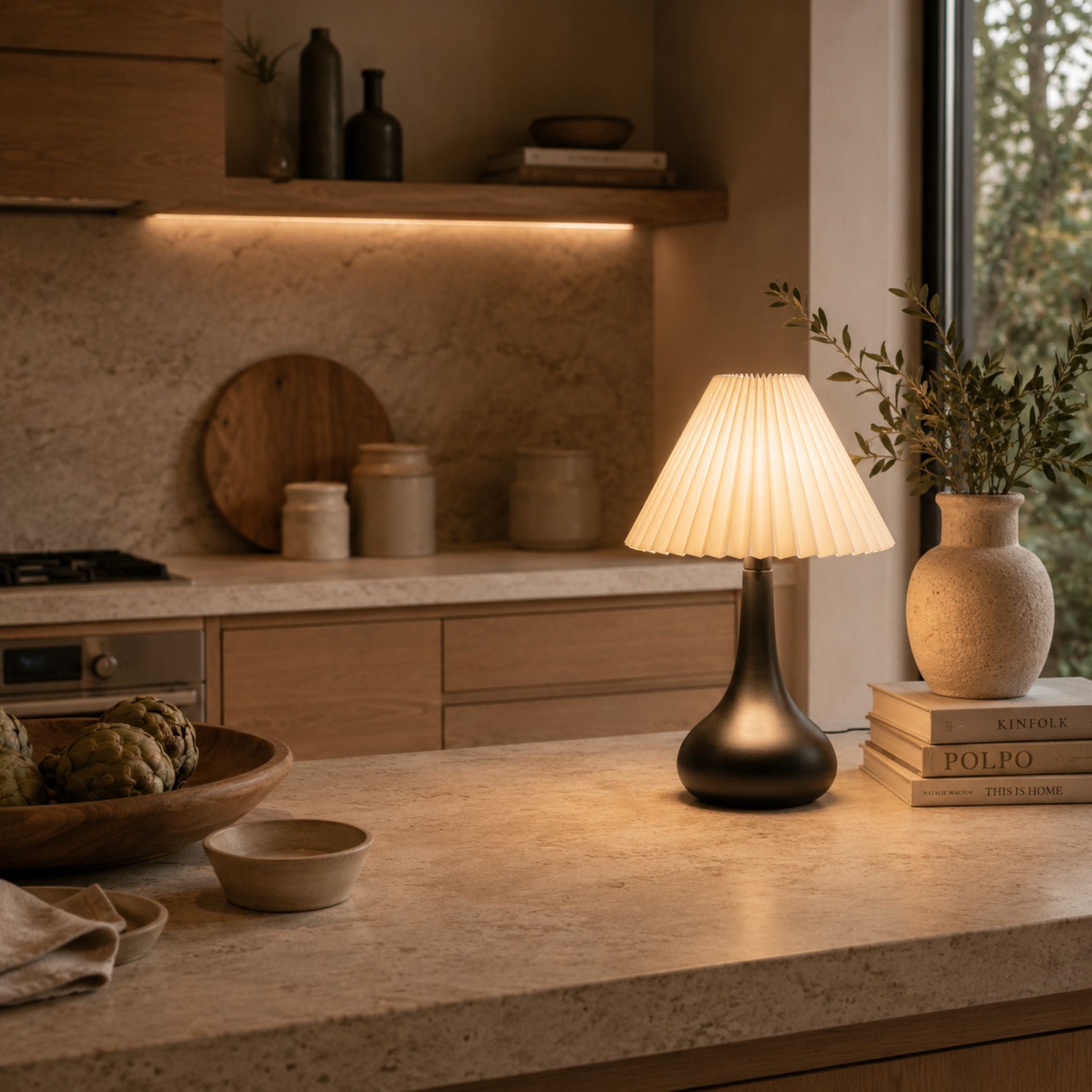 The Modern Pleated Shade Table Lamp